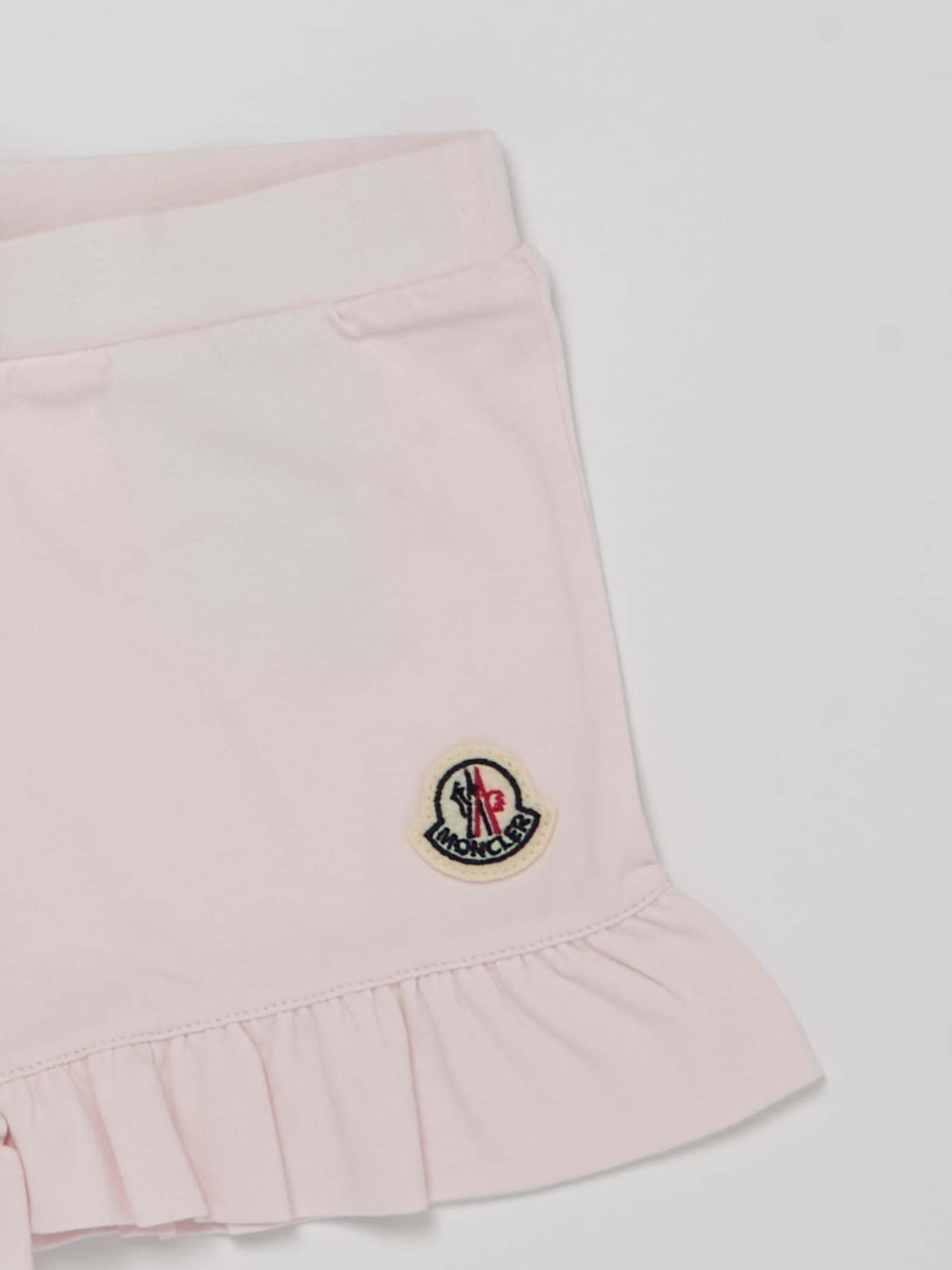 Shop Moncler Top+shorts Suit In Rosa