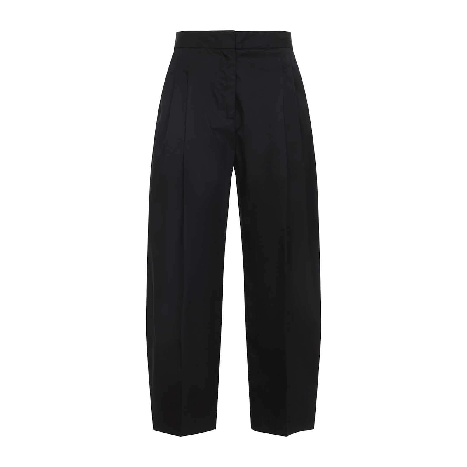 Alaïa Black Technical Taffeta Tailored Pants In Black