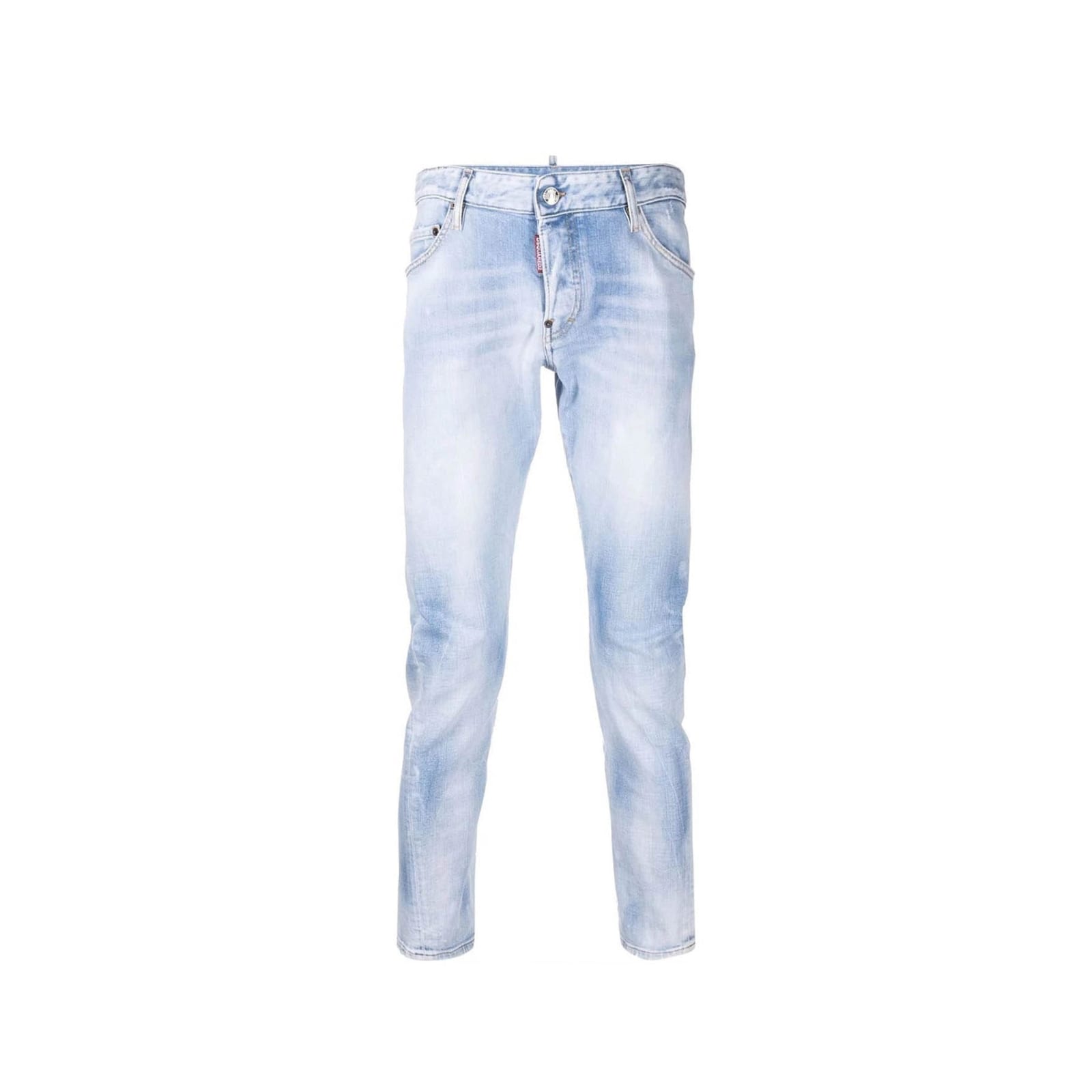 Shop Dsquared2 Cotton Denim Jeans In Blue