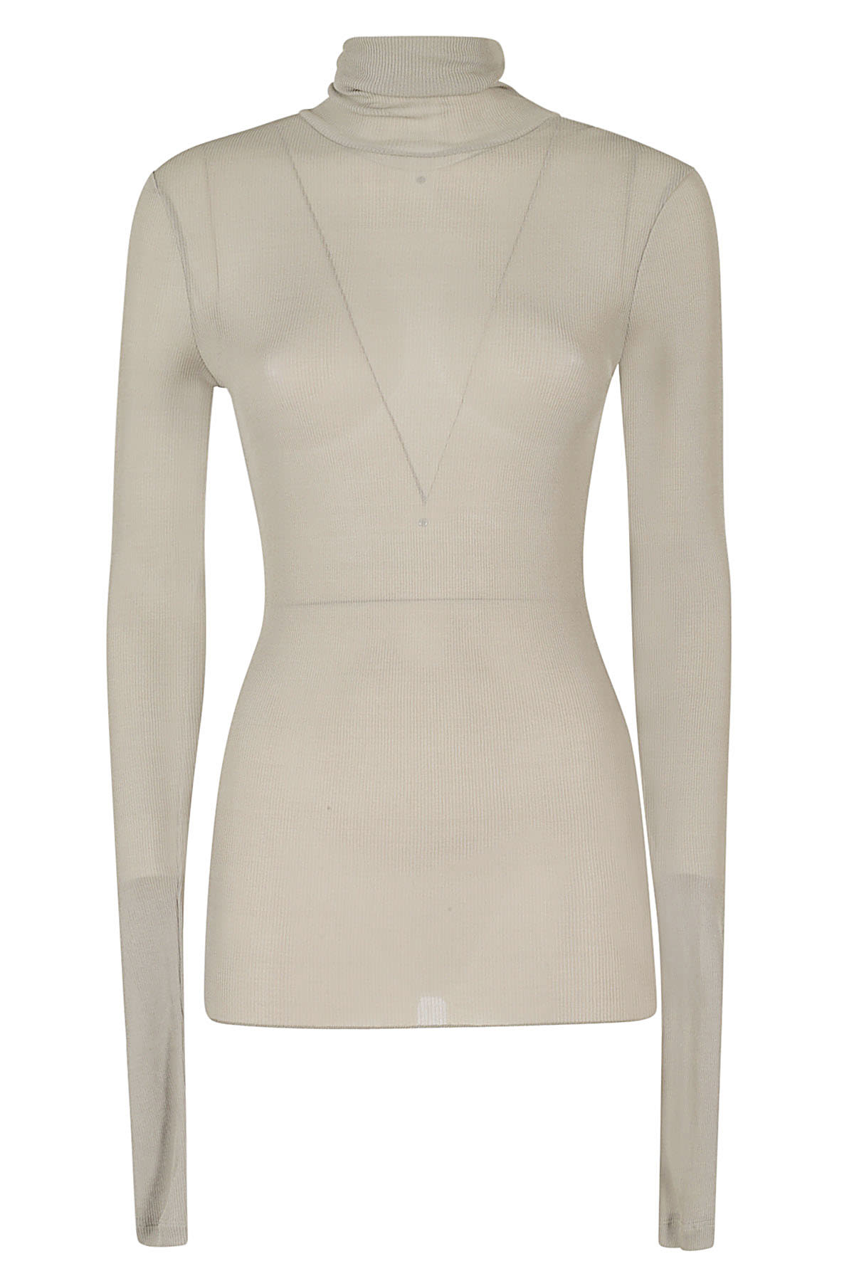 Shop Ami Alexandre Mattiussi Turtleneck In Argile