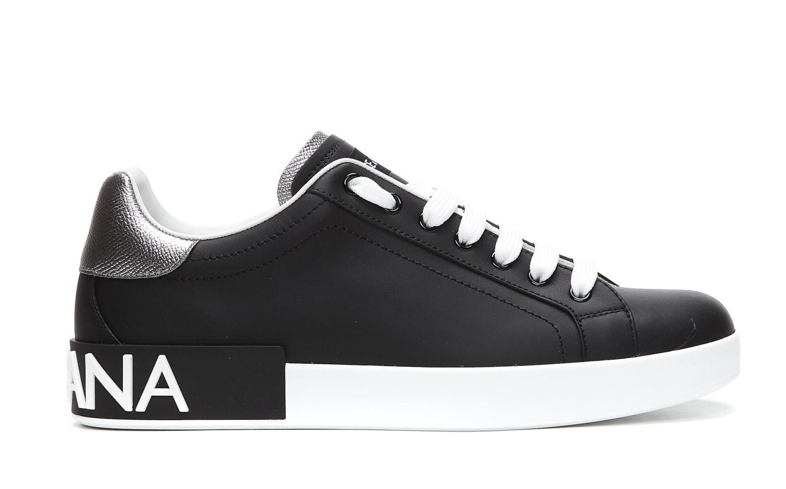 Shop Dolce & Gabbana Portofino Sneakers In Black