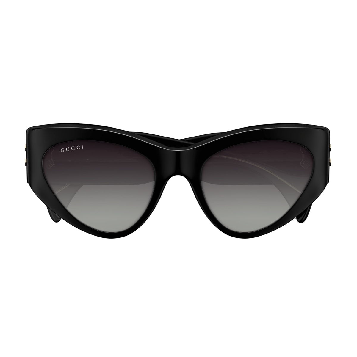 Shop Gucci Gg1704s Linea Rivets 001 Black Grey Sunglasses In Nero