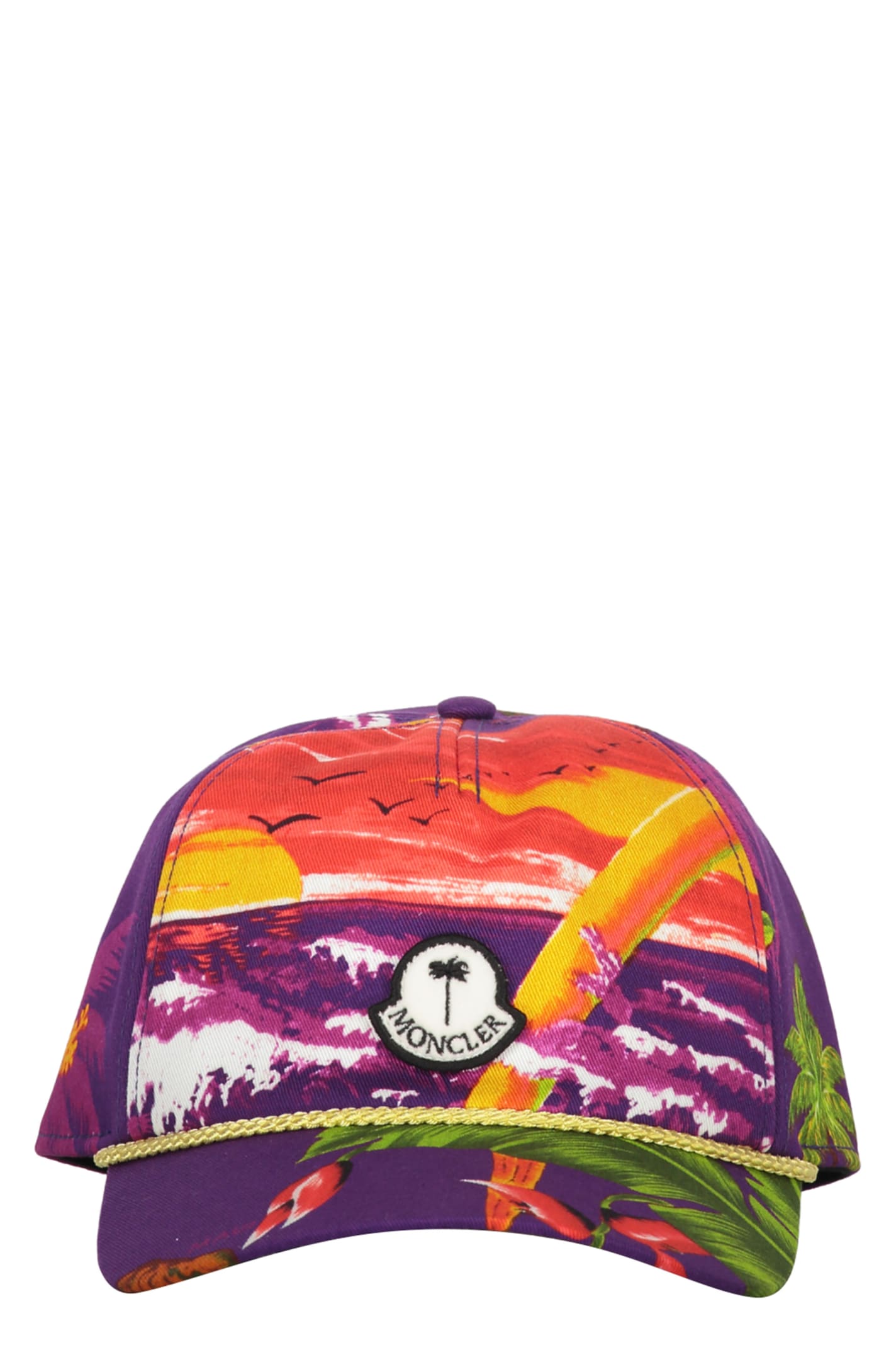 Shop Palm Angels Moncler X  Baseball Cap In Multicolor