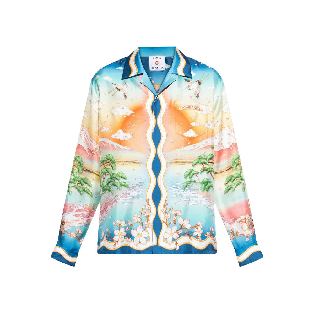 Casablanca Men's Tennis Club Shirt In Multi