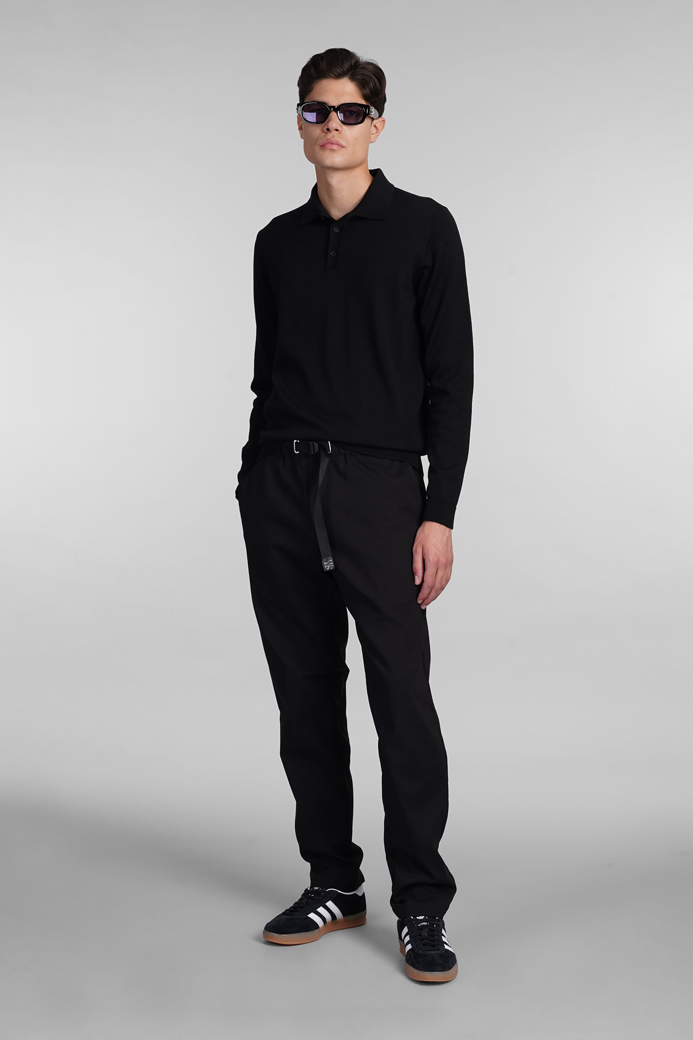 Shop Roberto Collina Polo In Black Wool