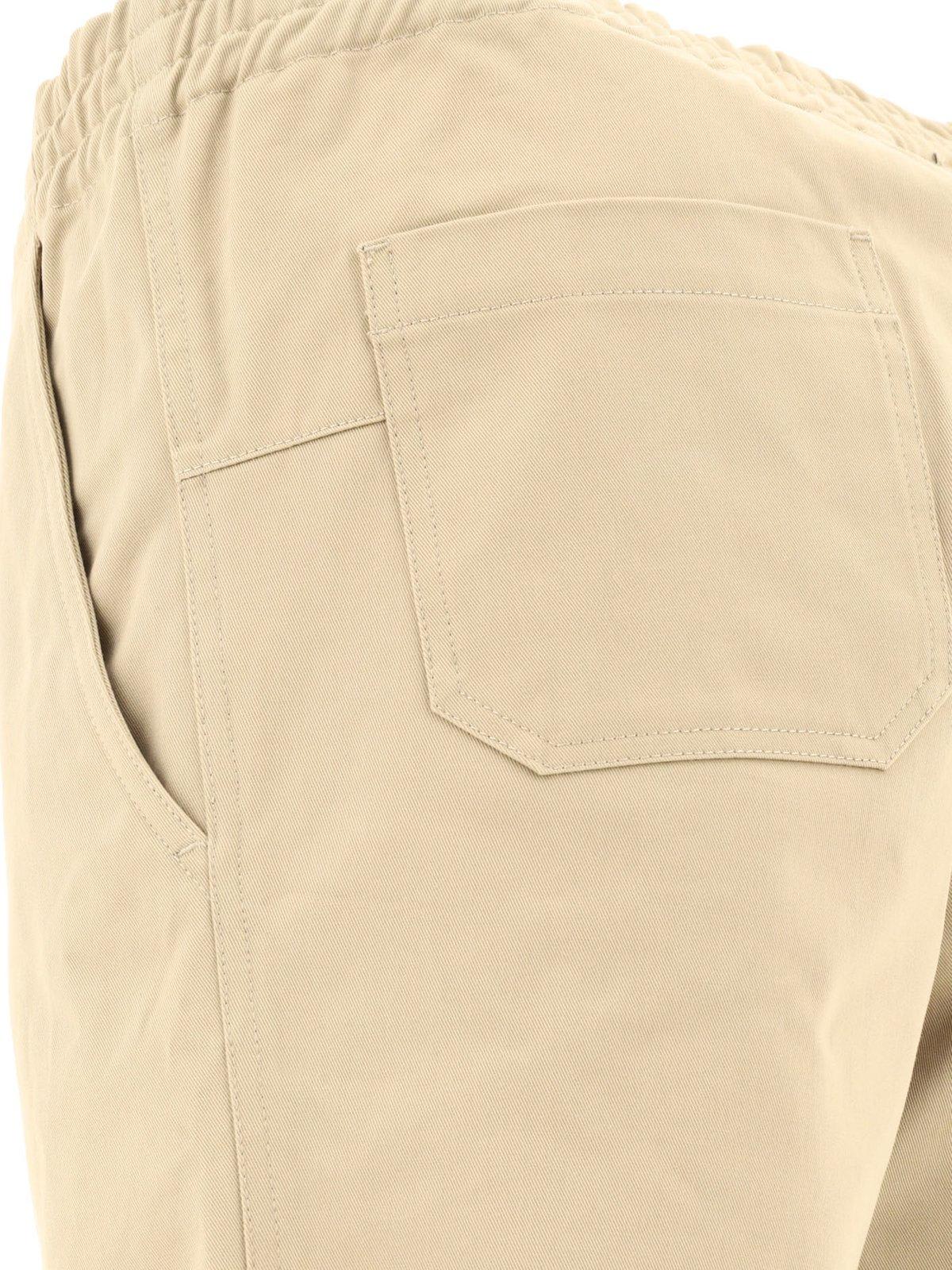 Shop Apc Beige Cotton Chuck Pant