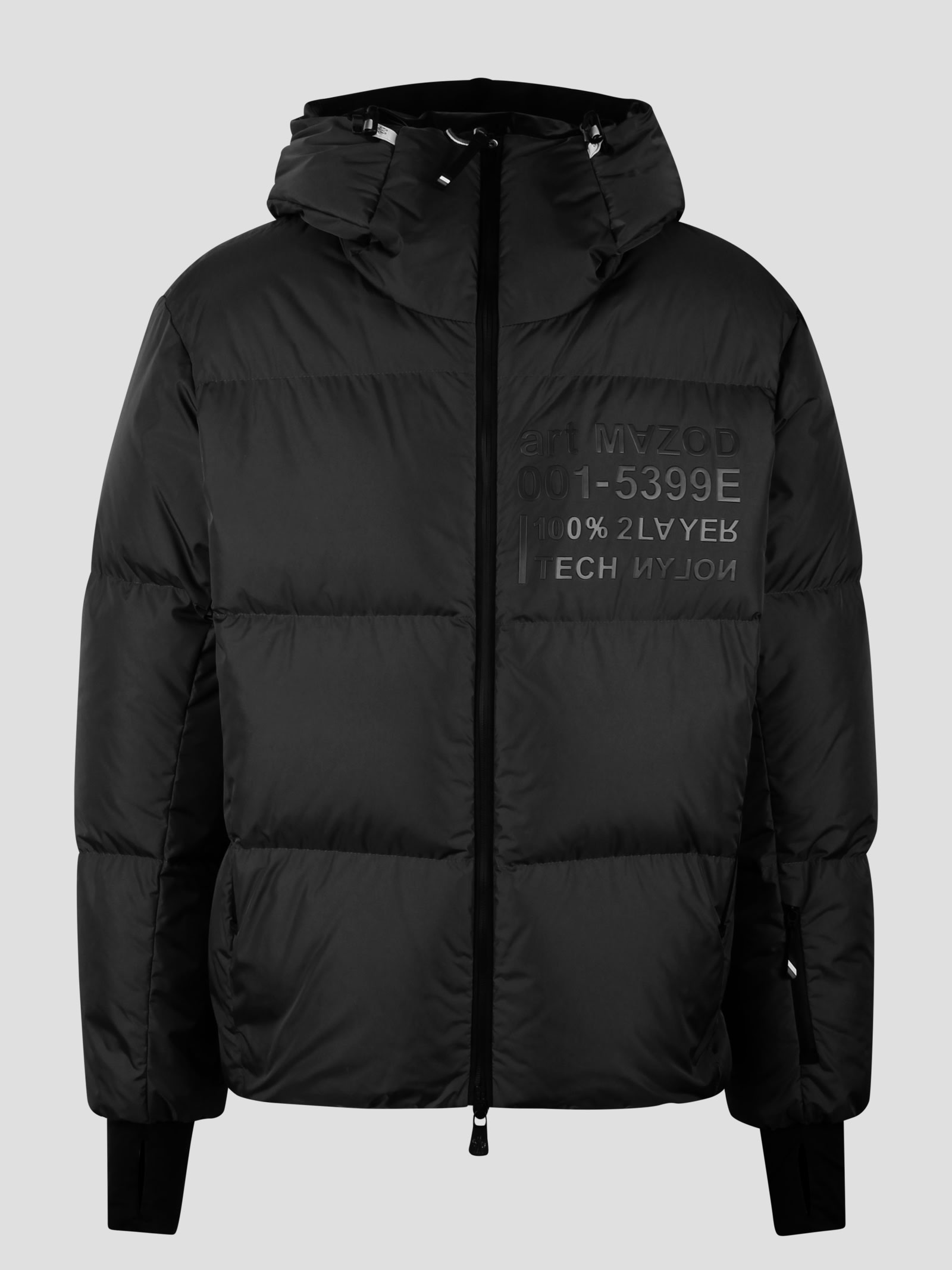 Shop Moncler Mazod Short Down Jacket In Black