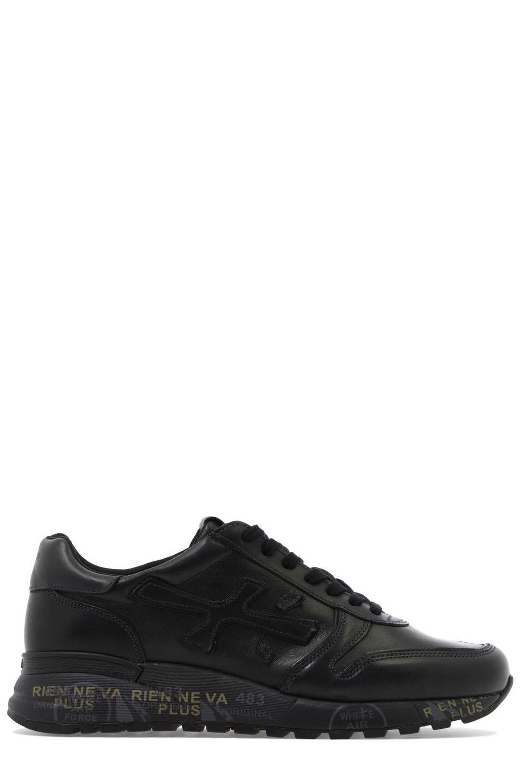Premiata Mick Lace-up Sneakers In Black