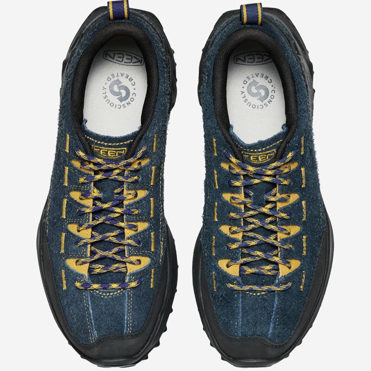 Keen Navy Blue Lace Up Sneakers In Multi
