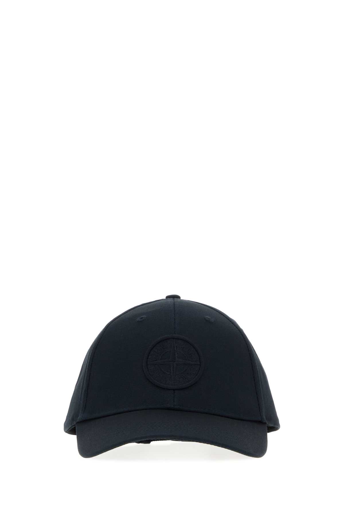 Midnight Blue Cotton Baseball Cap