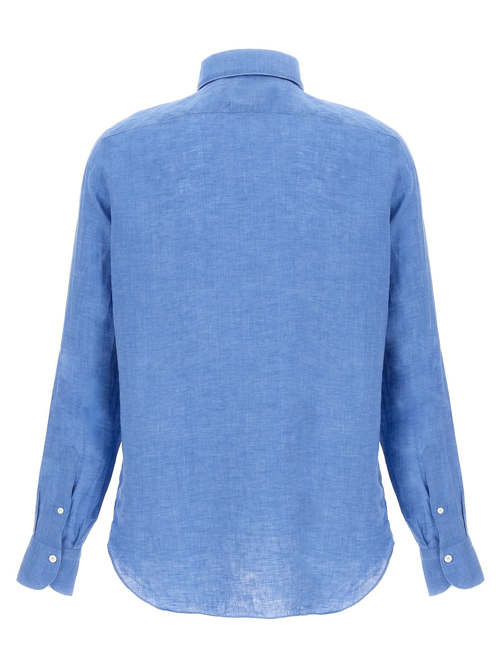 Finamore 1925 Finamore 'gaeta' Shirt In Blue