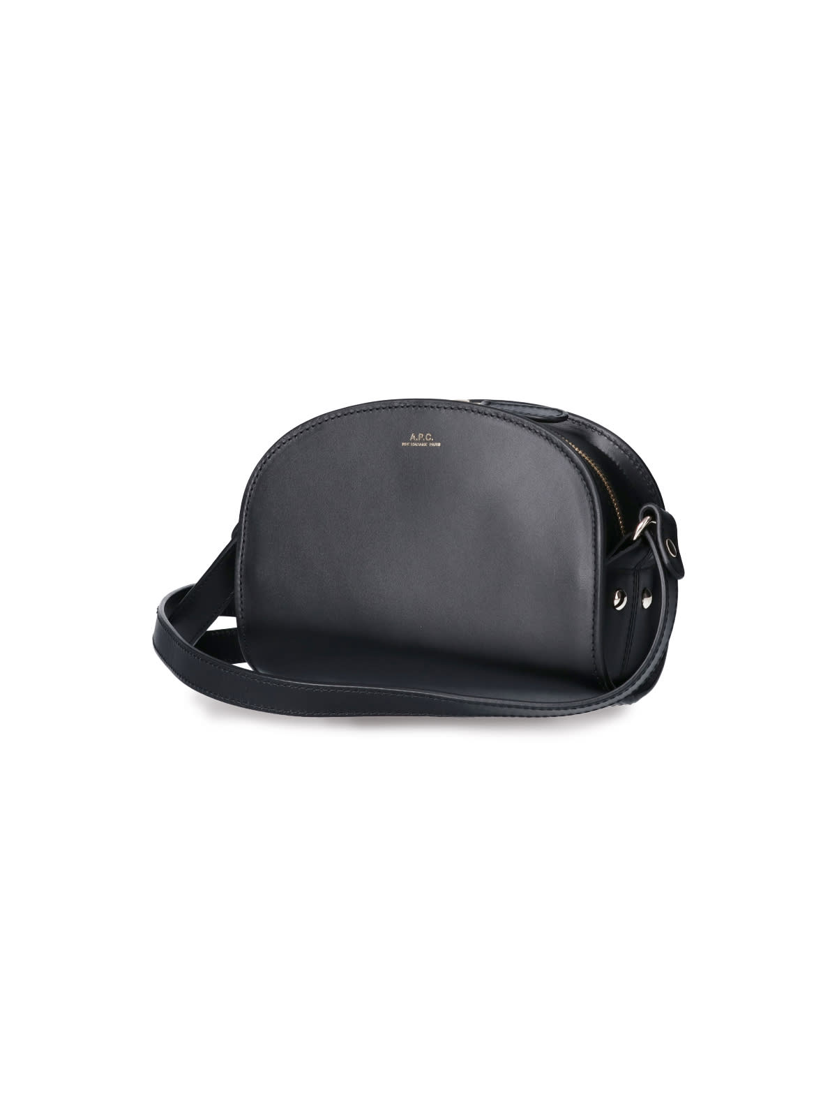 Shop Apc Mini Bag Demi Lune In Black