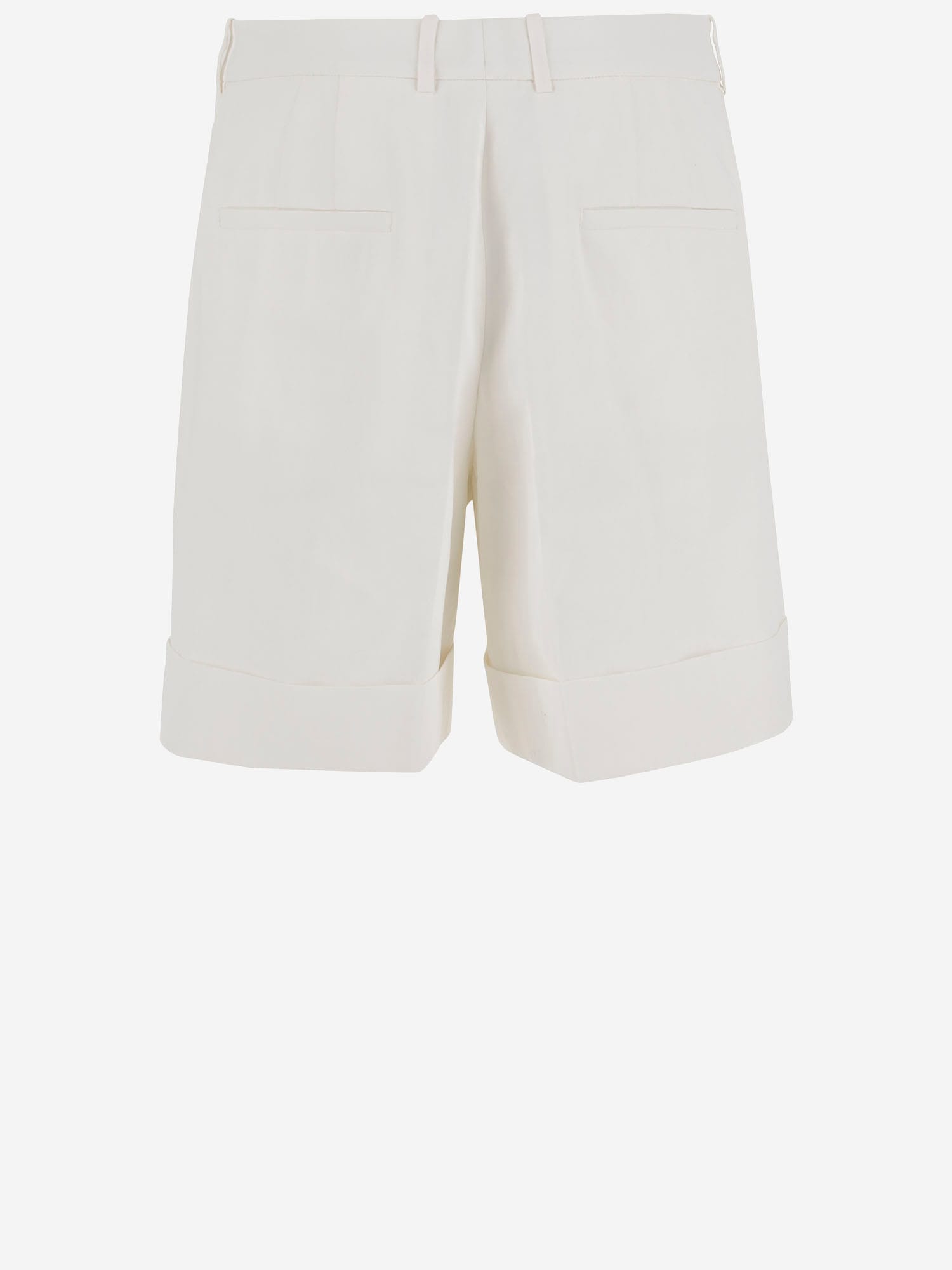 Shop Jil Sander Short Linen Pants