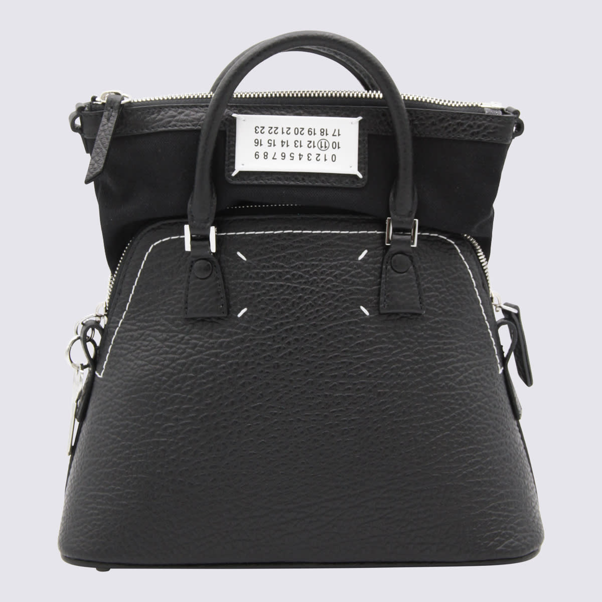 Maison Margiela Black Leather 5ac Classique Mini Crossbody Bag