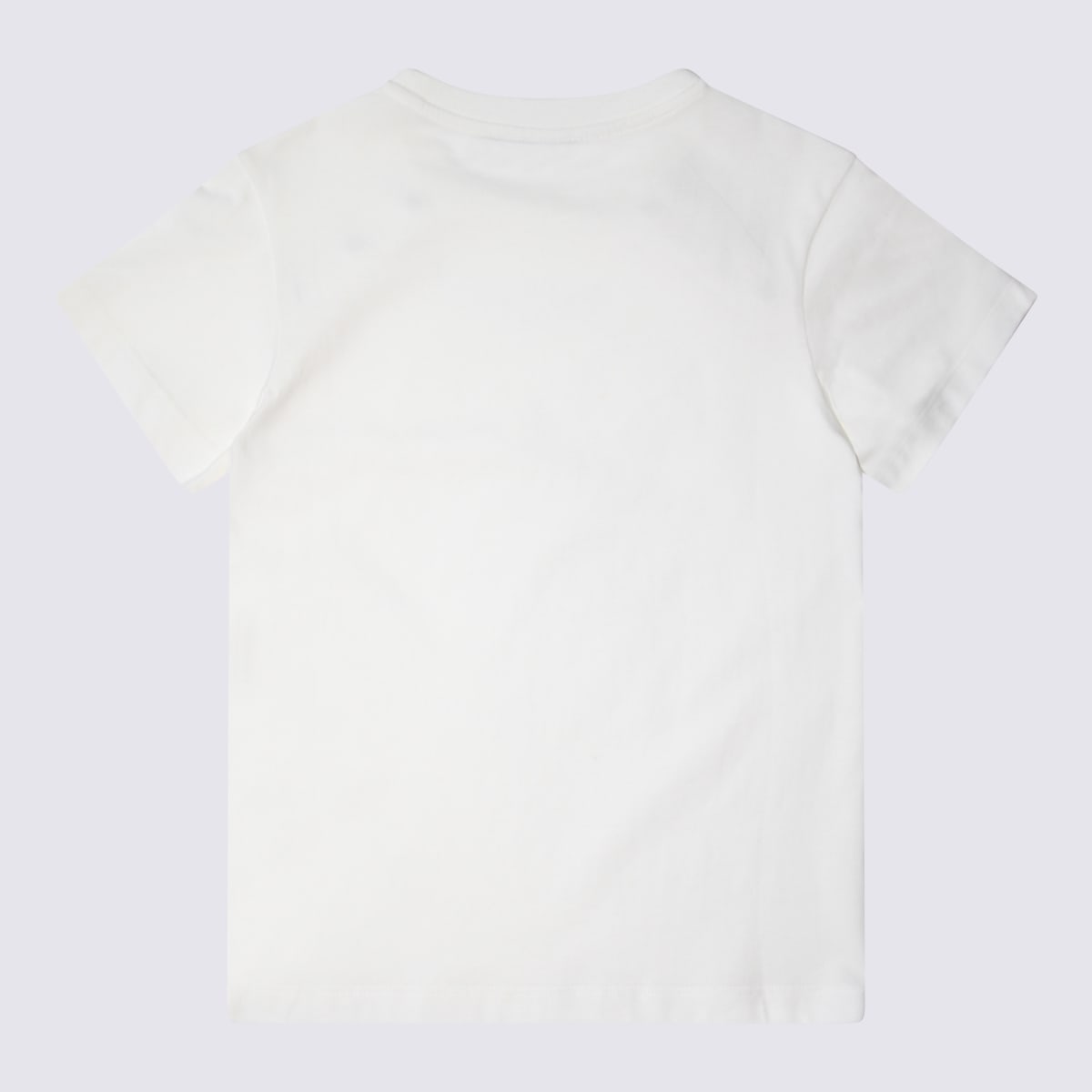 Balmain Kids' Ivory Cotton T-shirt In White