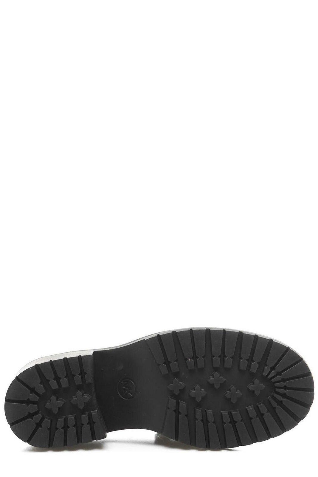 Michael Michael Kors Stud-embellished Round-toe Loafers In Black