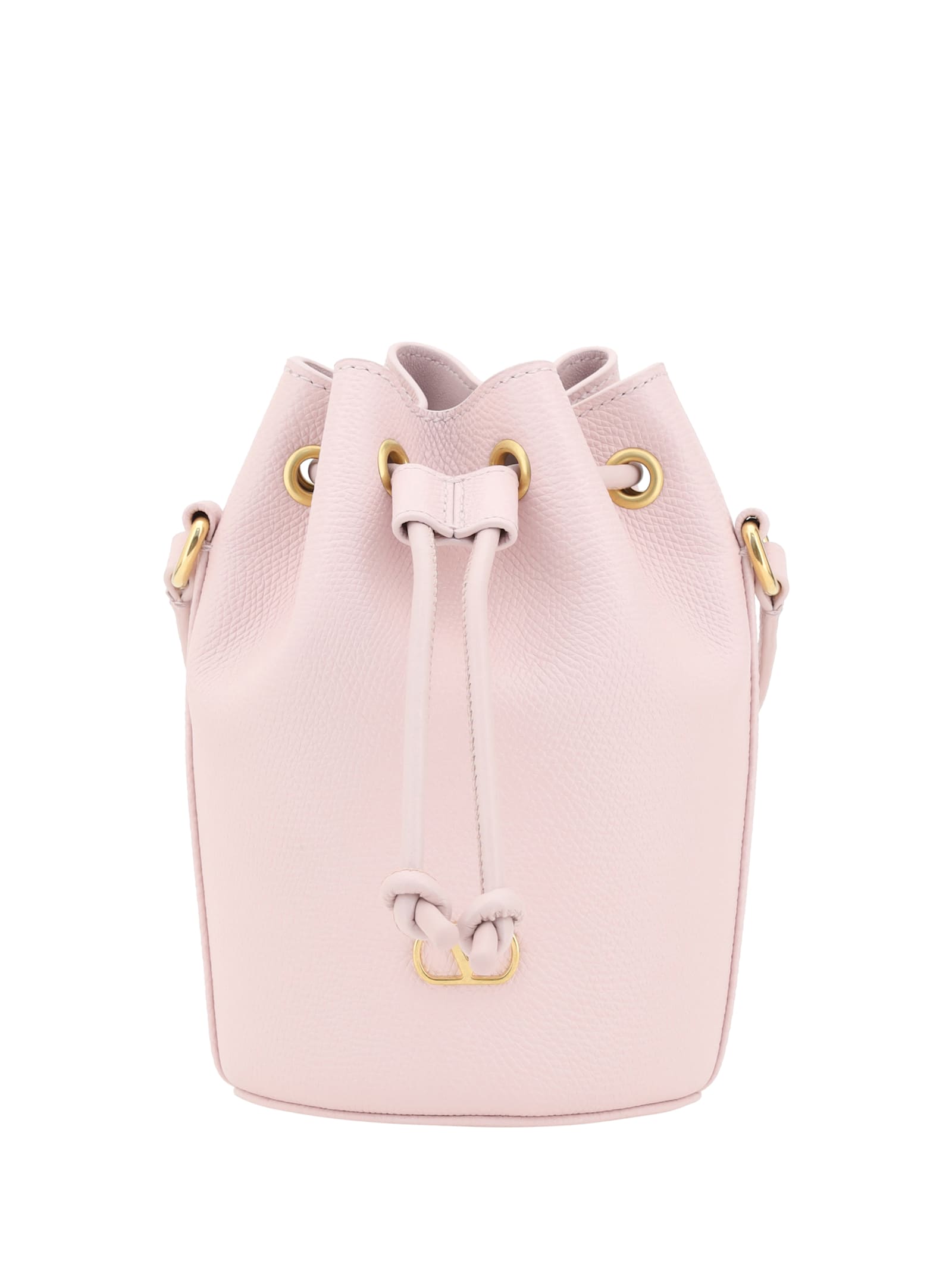 Valentino Garavani Mini Vlogo Drawstring Bucket Bag