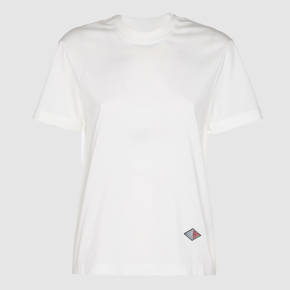 Shop Bottega Veneta Chalk Cotton T-shirt