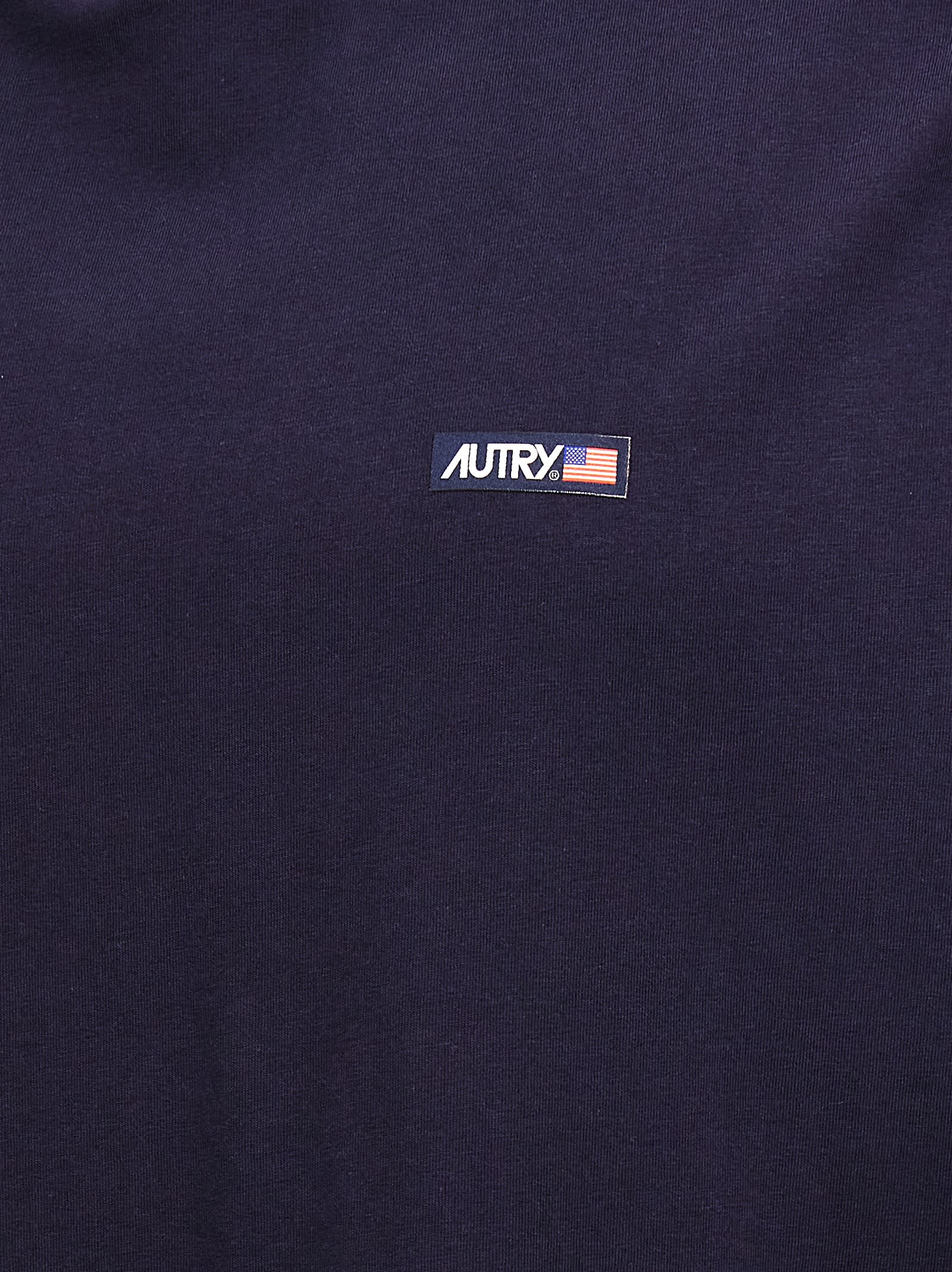 Shop Autry Logo Patch T-shirt In Blu