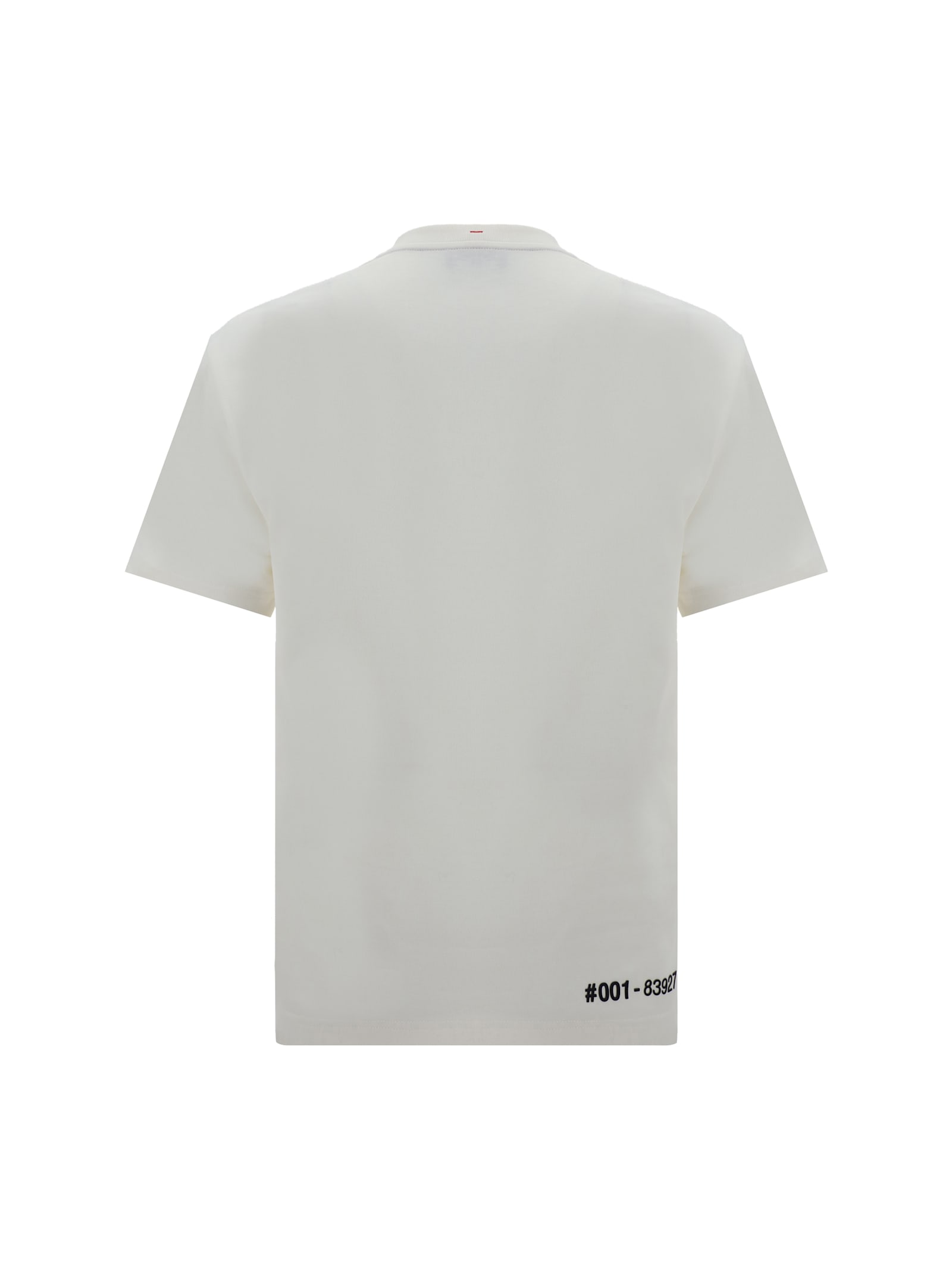 Shop Moncler T-shirt In Cream