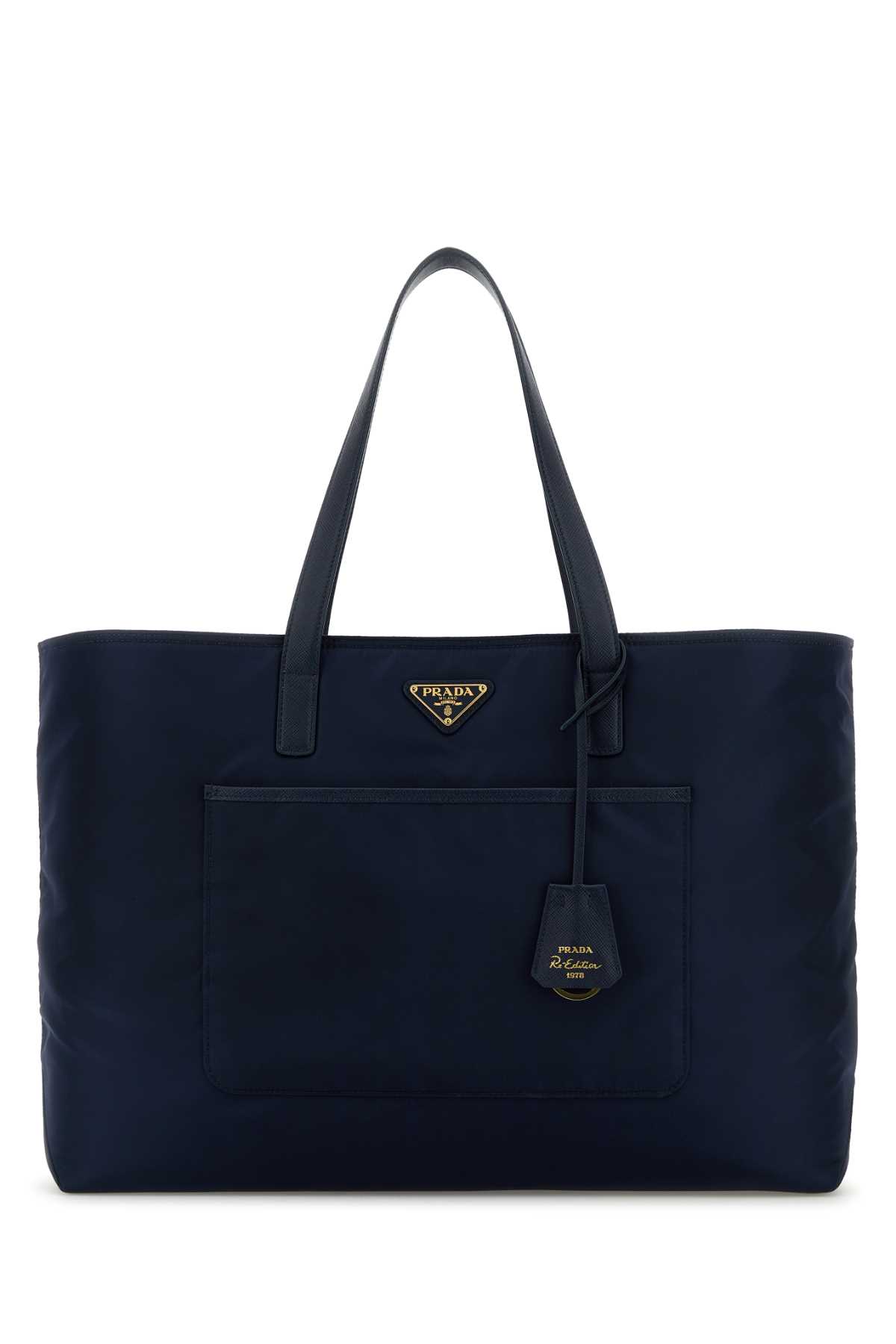Prada Blue Re-nylon Large Re-edition 1978 Shopping Bag