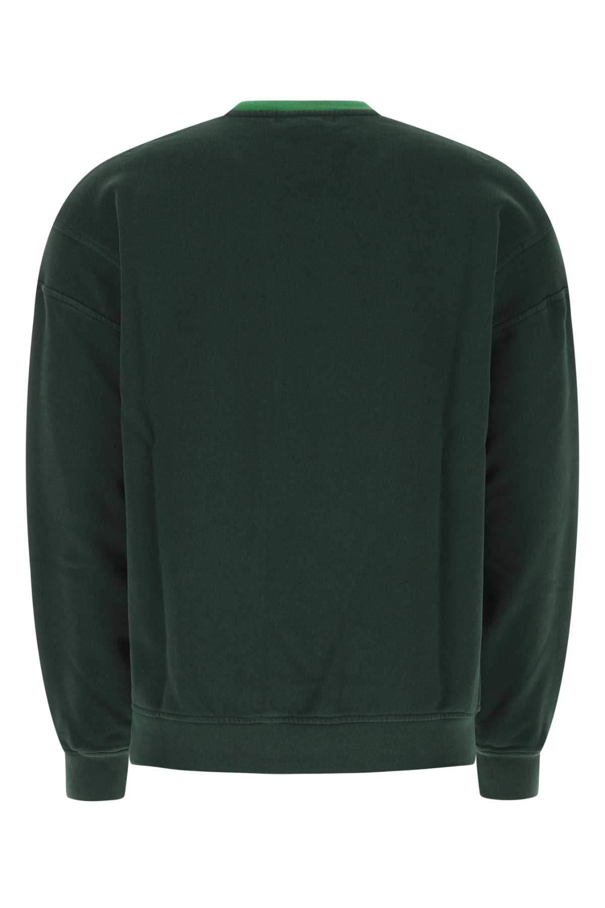 Shop Ambush Two-tone Cotton Oversize Sweatshirt In 4802