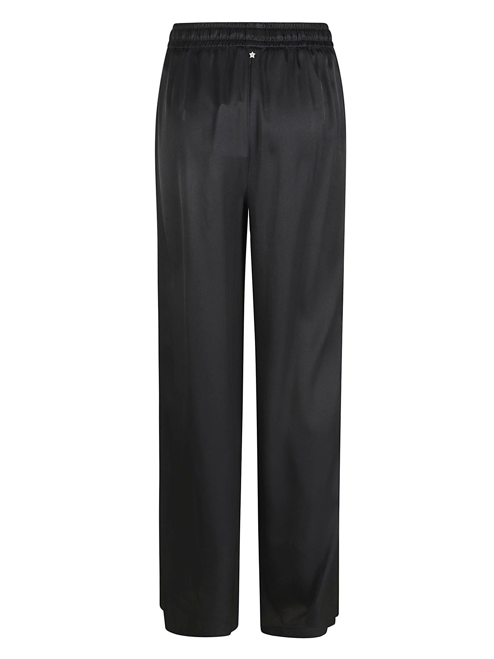 Shop Lorena Antoniazzi Laced Trousers In Blue