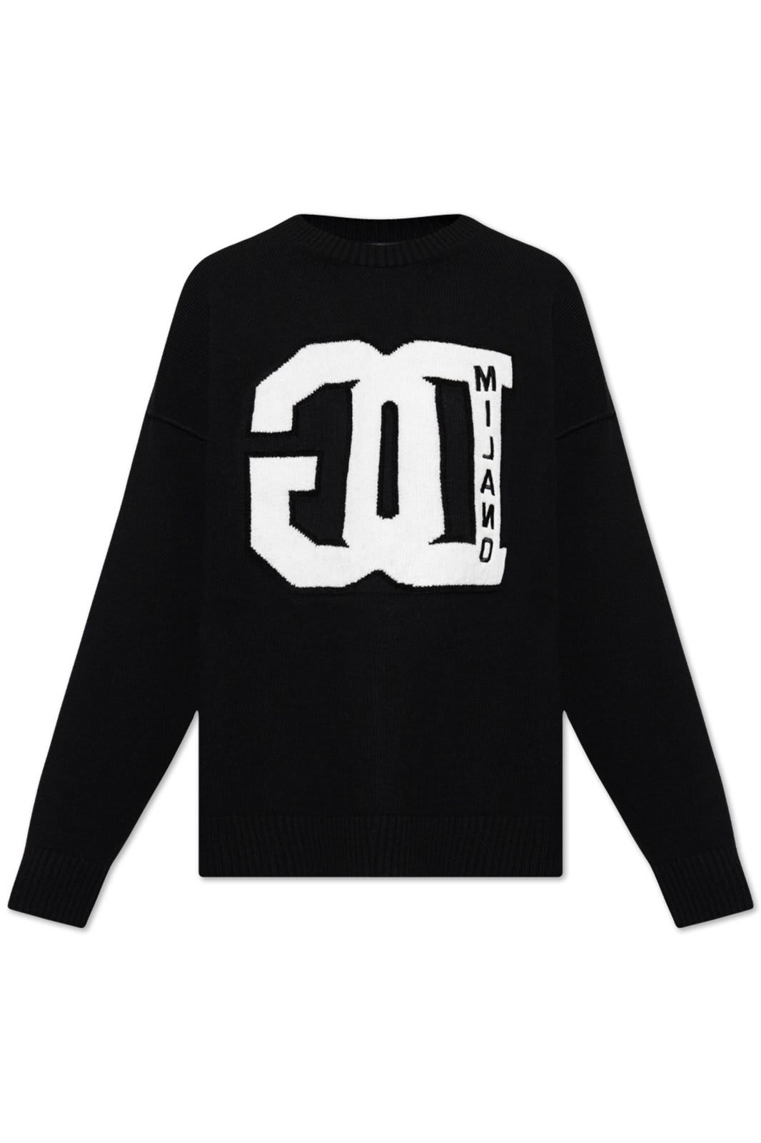 Shop Dolce & Gabbana Dg Logo Embroidered Crewneck Jumper