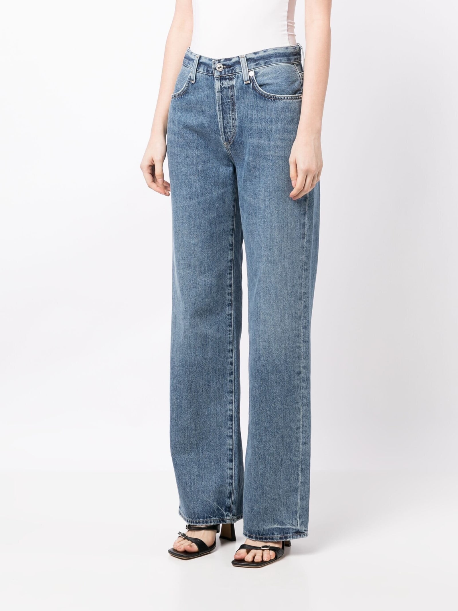 Shop Citizens Of Humanity Jeans Gamba Dritta In Strsg