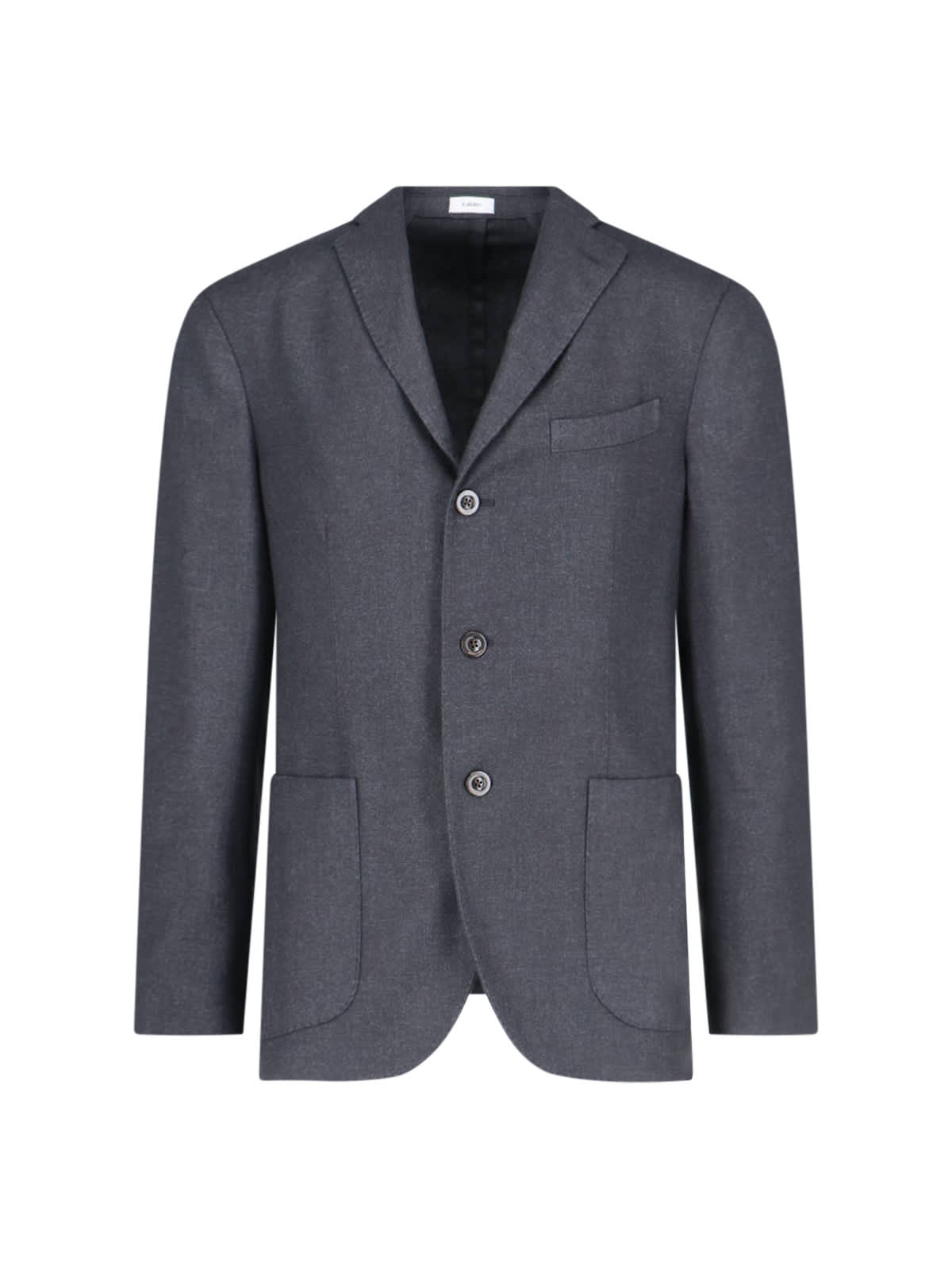 Shop Boglioli Single-breasted Blazer In Gray