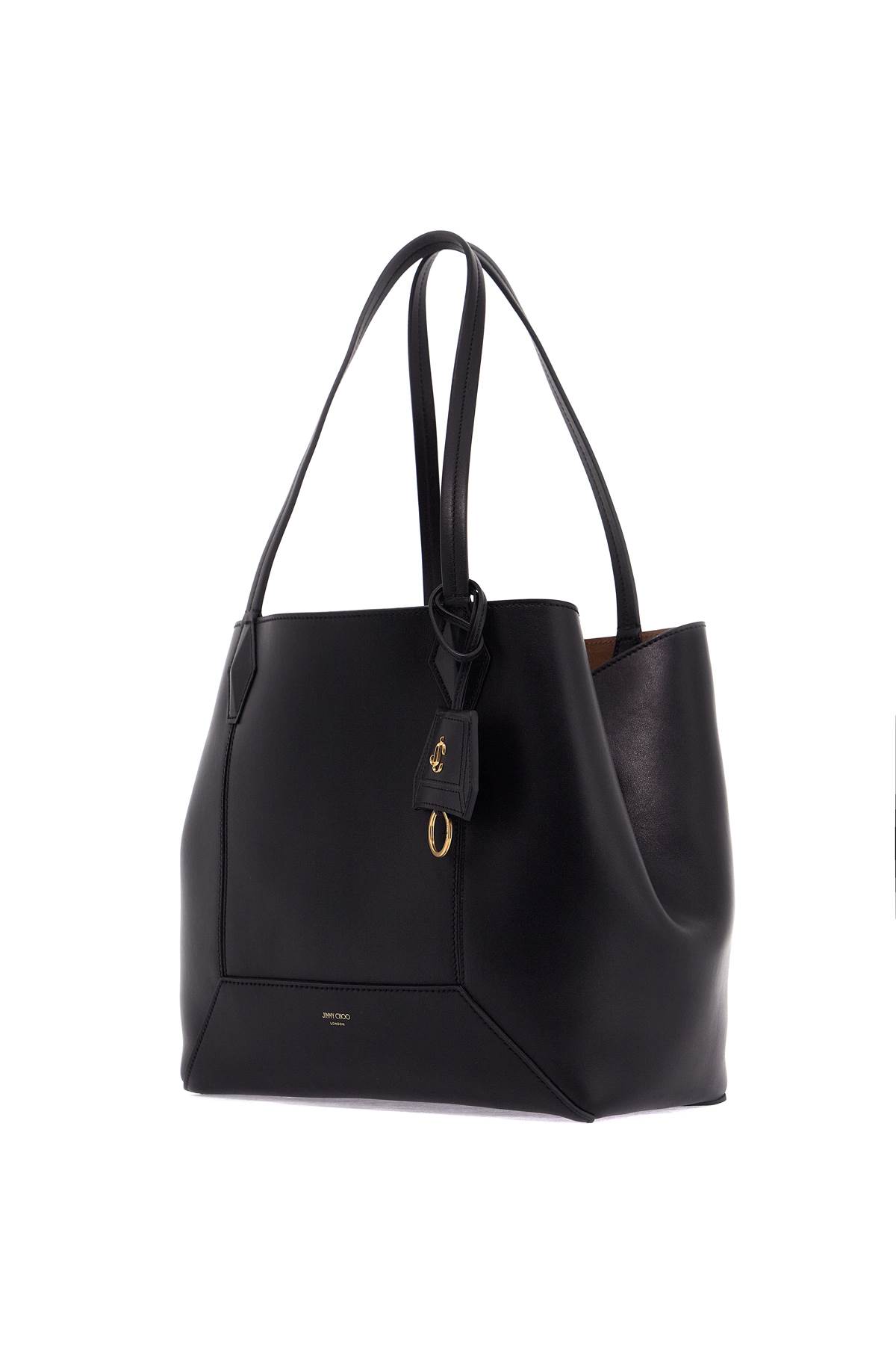 Shop Jimmy Choo Diamond M Tote Bag In Black (black)