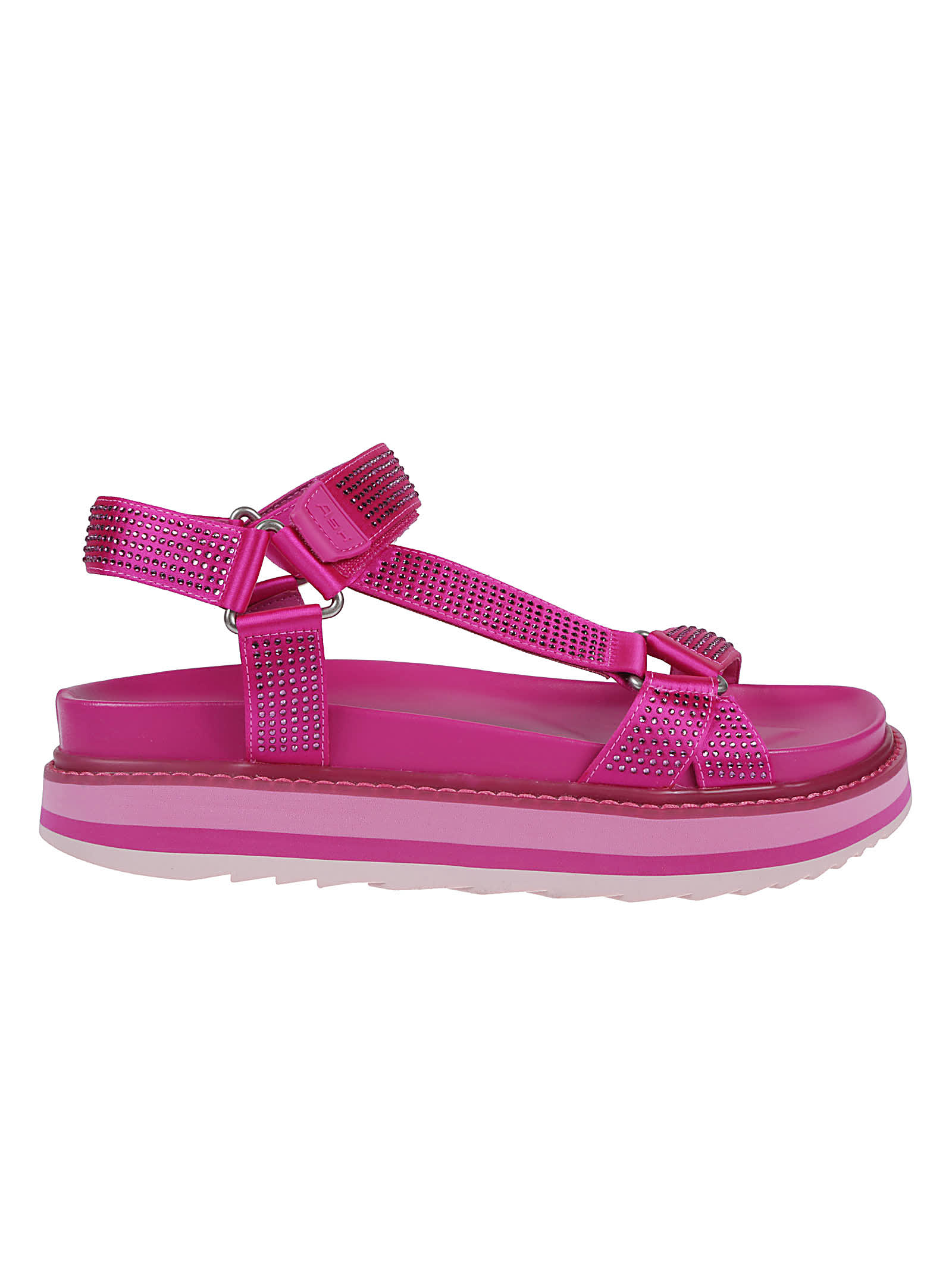 Ash Ugostrass Sandals In Fuxia