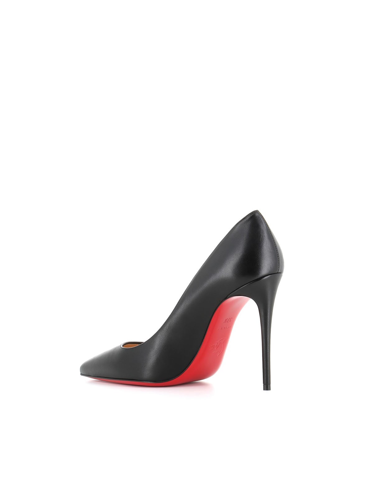 Shop Christian Louboutin Décolleté Kate 100 In Black