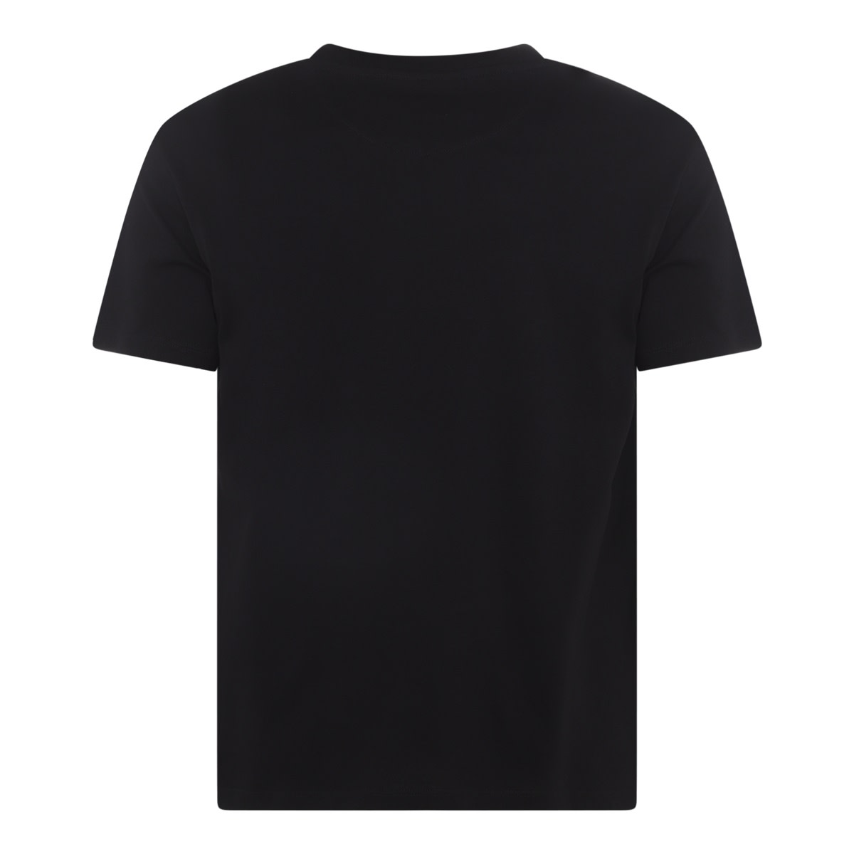 Shop Valentino Black Cotton T-shirt