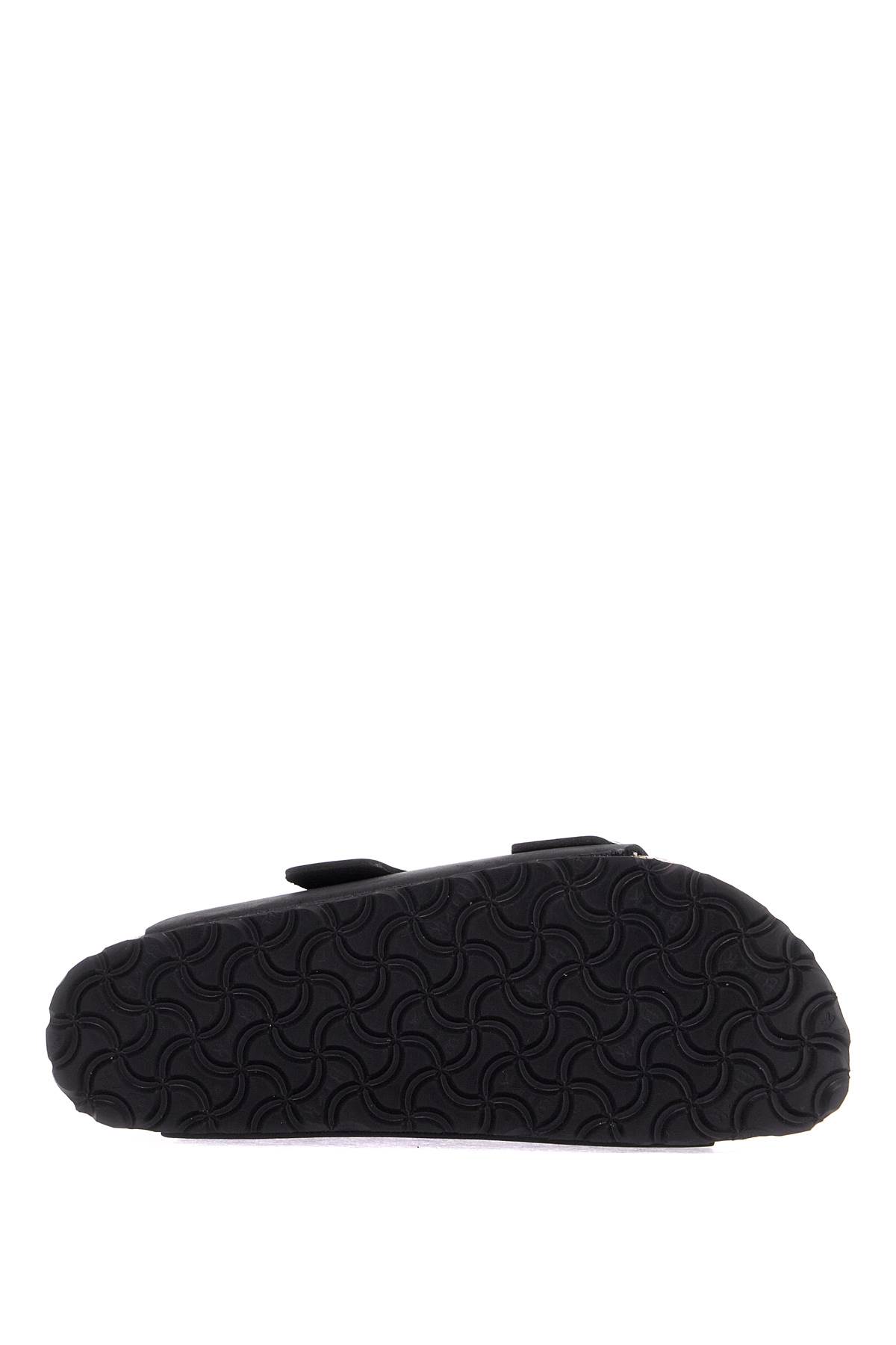 Birkenstock Big Buckle Arizona Slides In Black