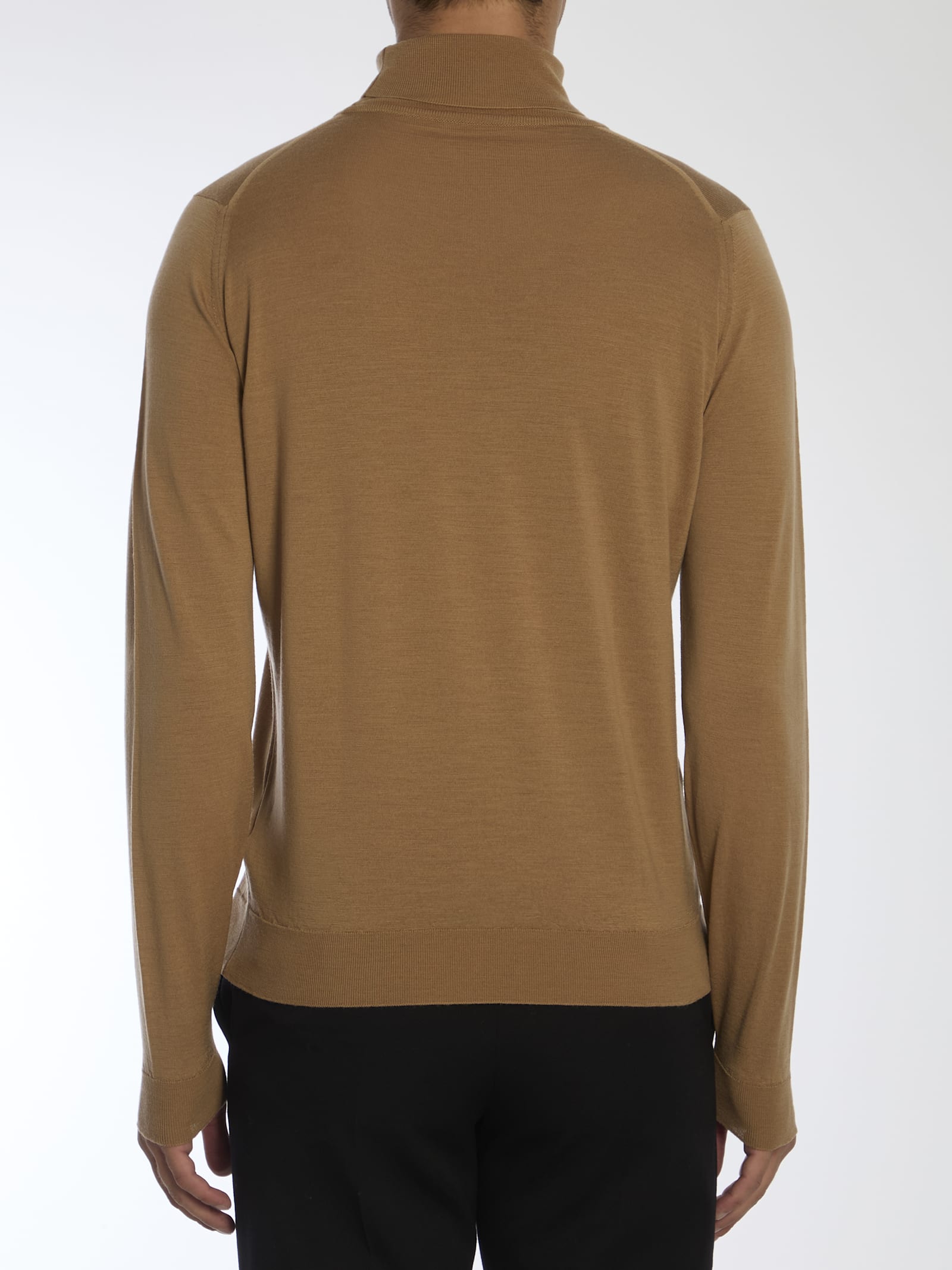 Shop John Smedley Cherwell Pullover In Beige