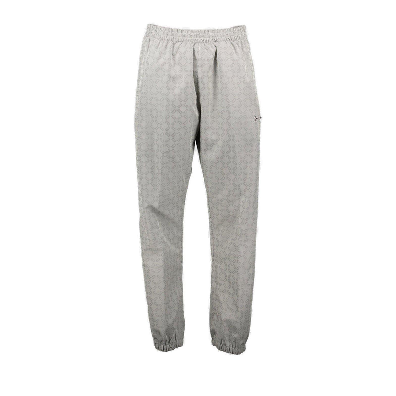 Givenchy Monogrammed Elastic-waist Jogger Pants In Grigio