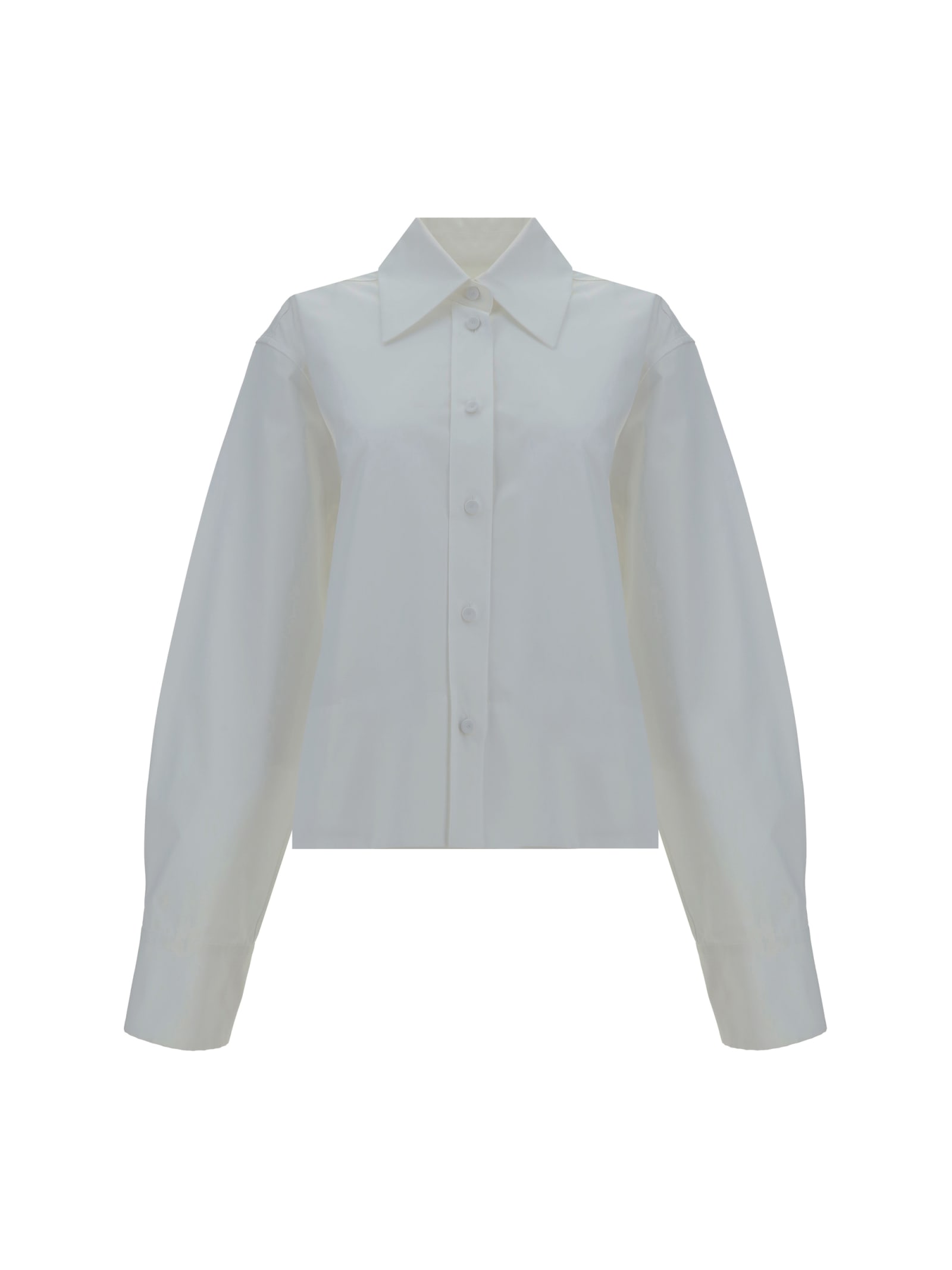 Shop Jil Sander Shirt In Optic White