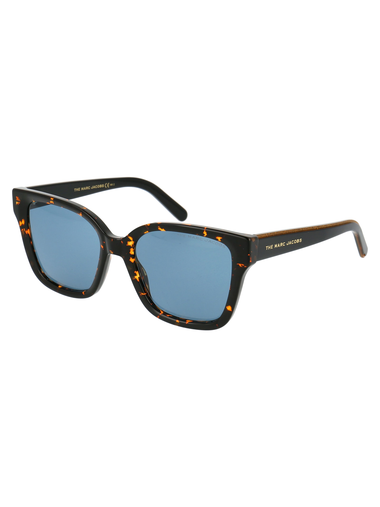 Shop Marc Jacobs Marc 458/s Sunglasses In 581ku Havana Black
