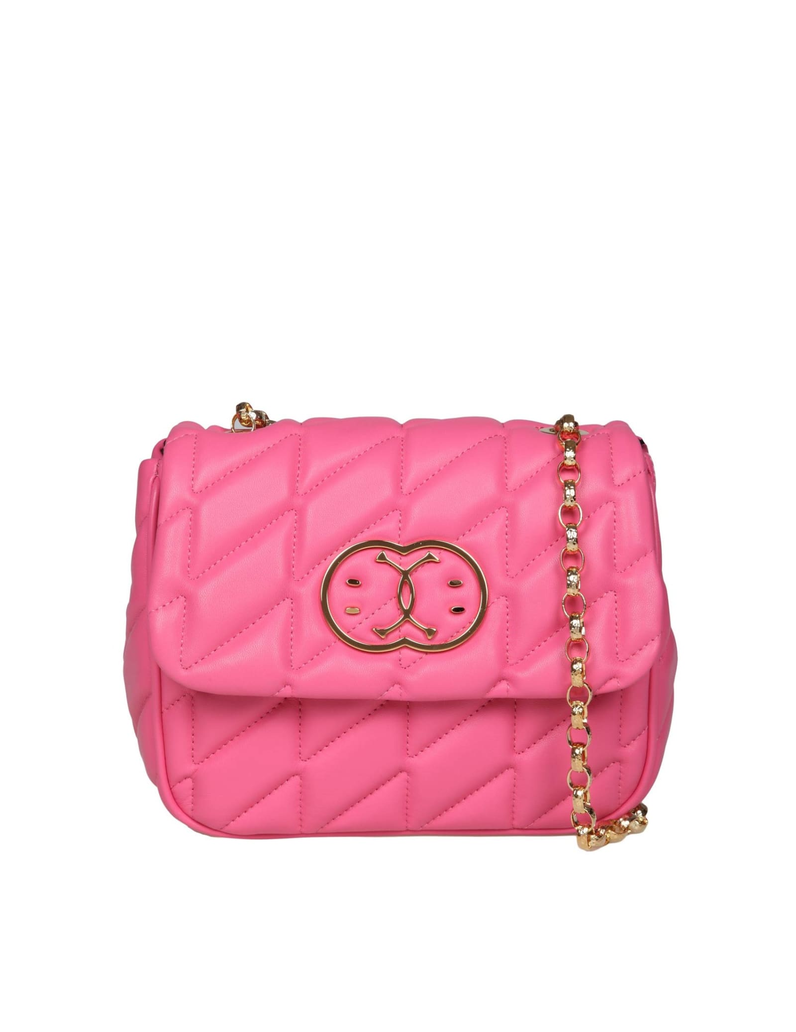 Moschino Camera Bag Double Smile Quilted In Pink | ModeSens