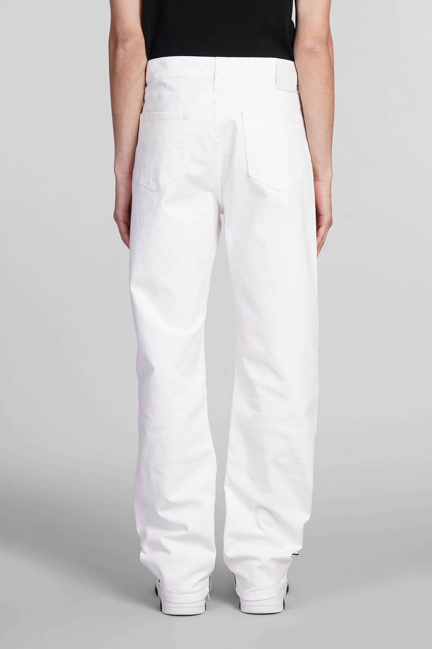 Shop Off-white Jeans In White Cotton