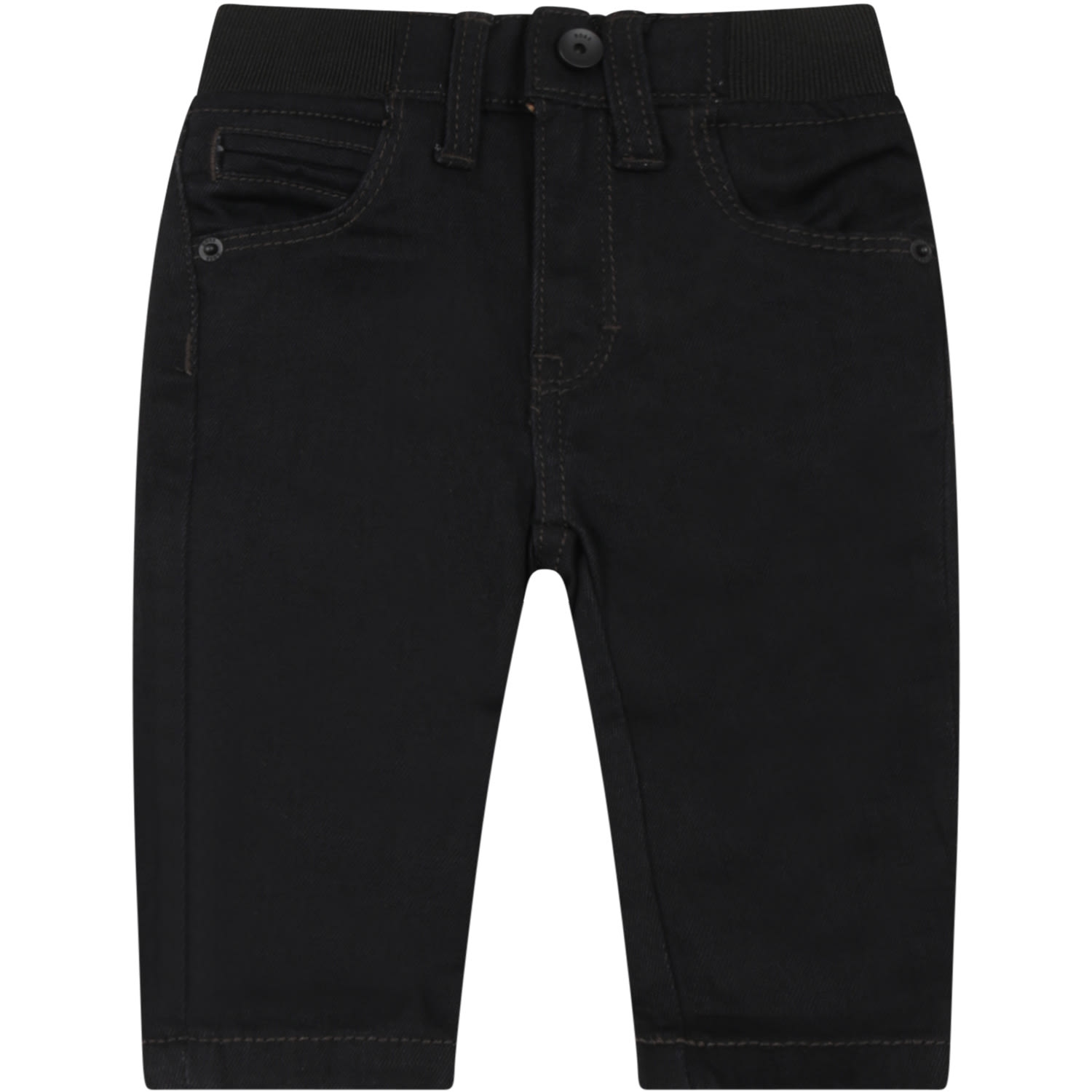 Hugo Boss Black Jeans For Baby Boy With Logo