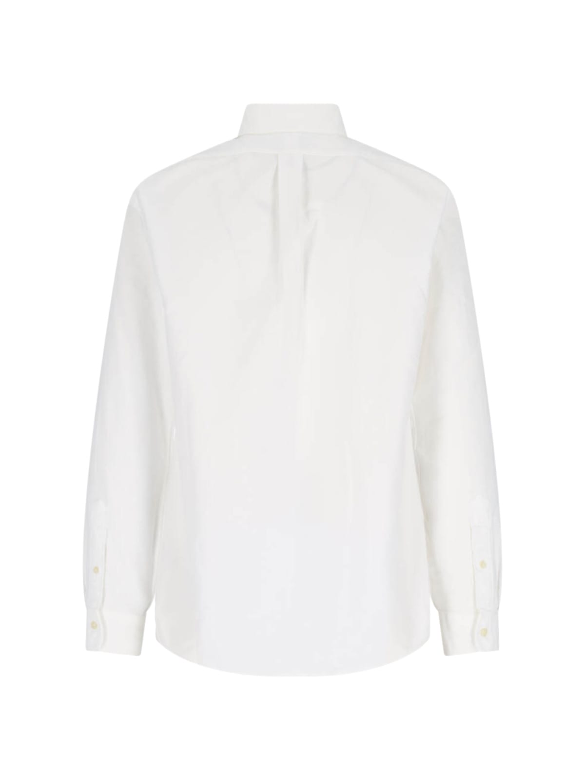 Ralph Lauren Logo Shirt In White