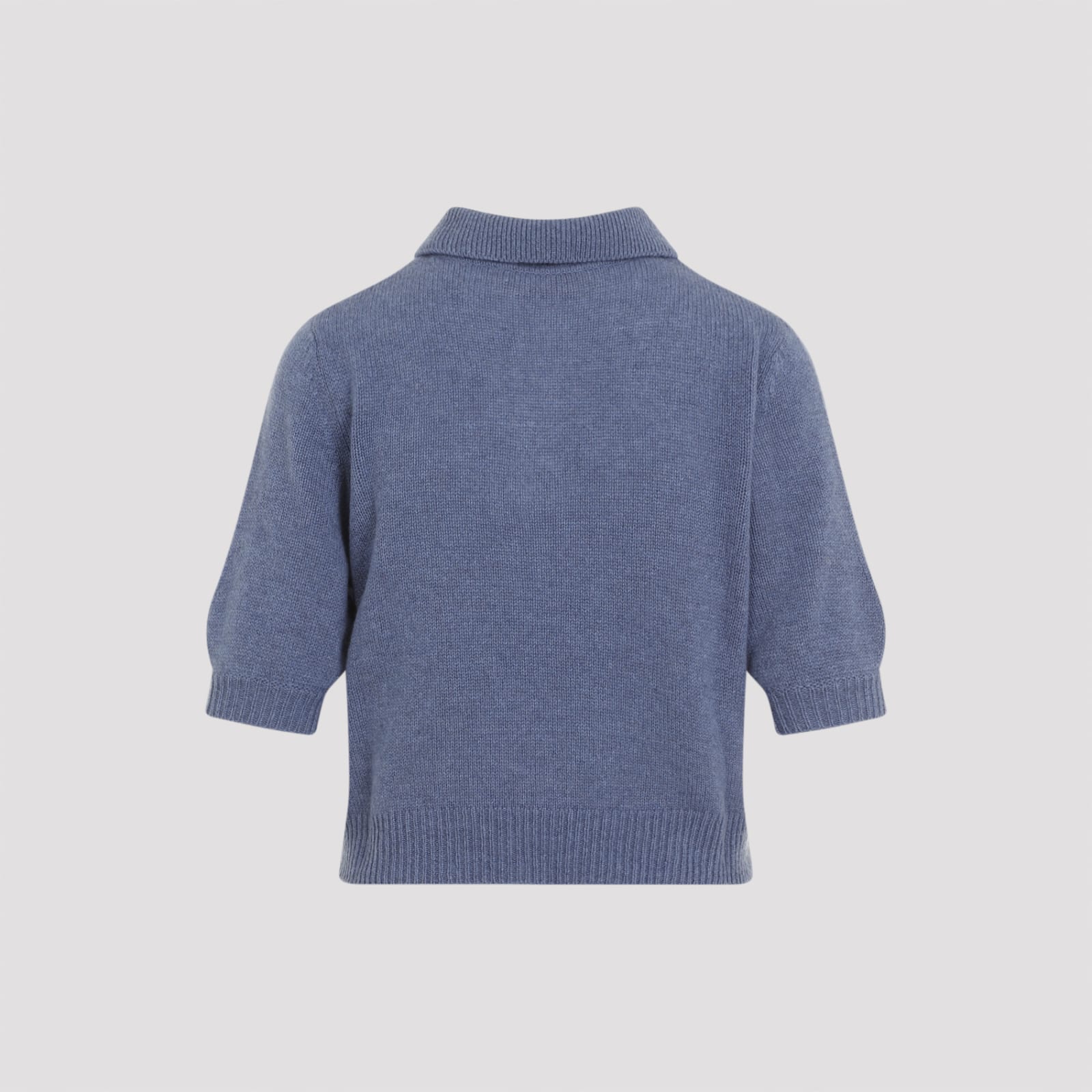 Shop Marni Cashmere Polo In Opal