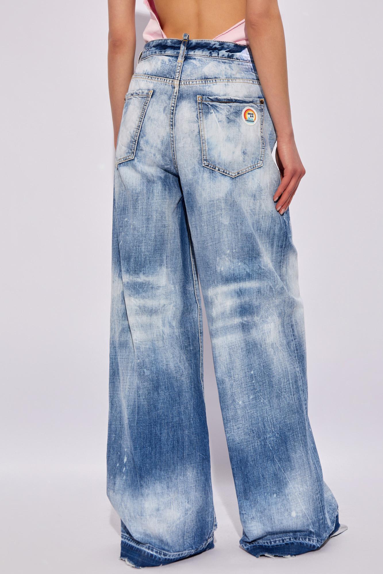 Shop Dsquared2 Traveler Jeans In Blu Denim