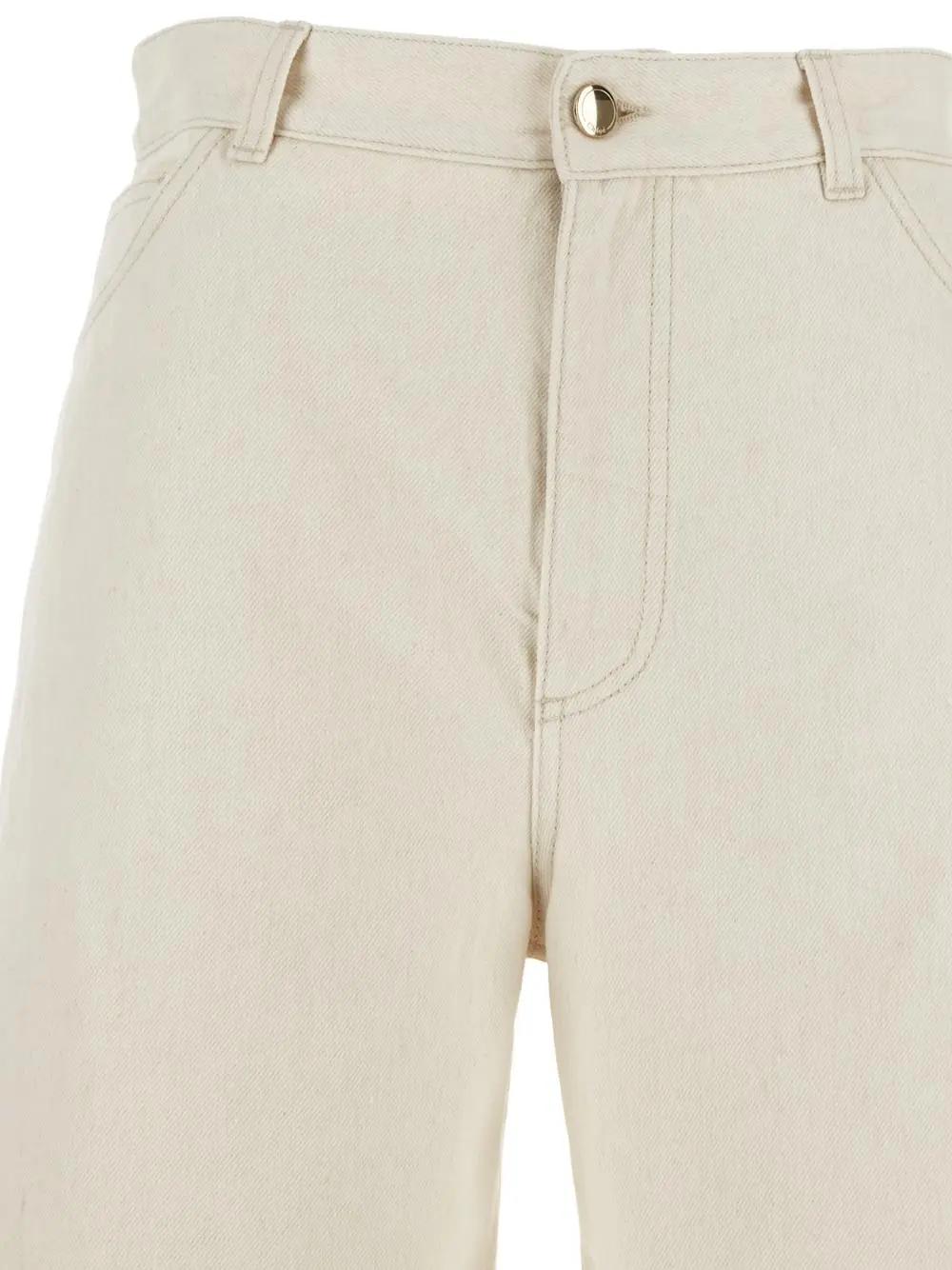 Shop Chloé Cotton Trousers