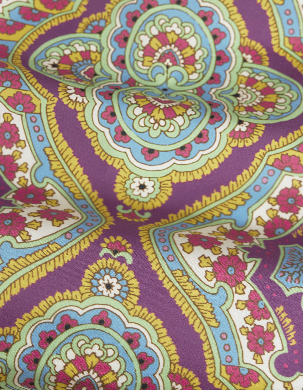 Shop Etro Shirt With Medallion Print In Multicolour