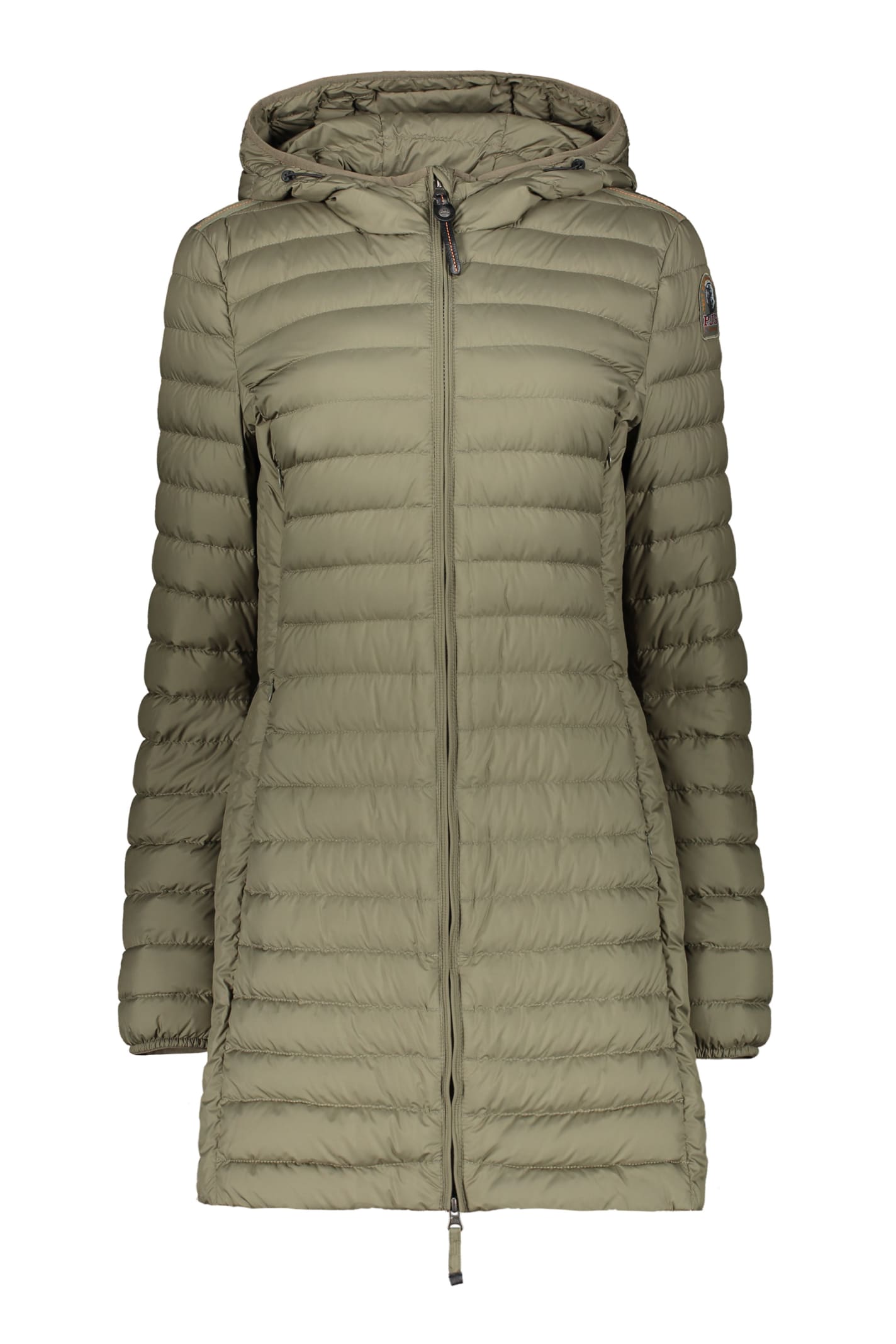 Parajumpers Irene Hooded Down Jacket In Green