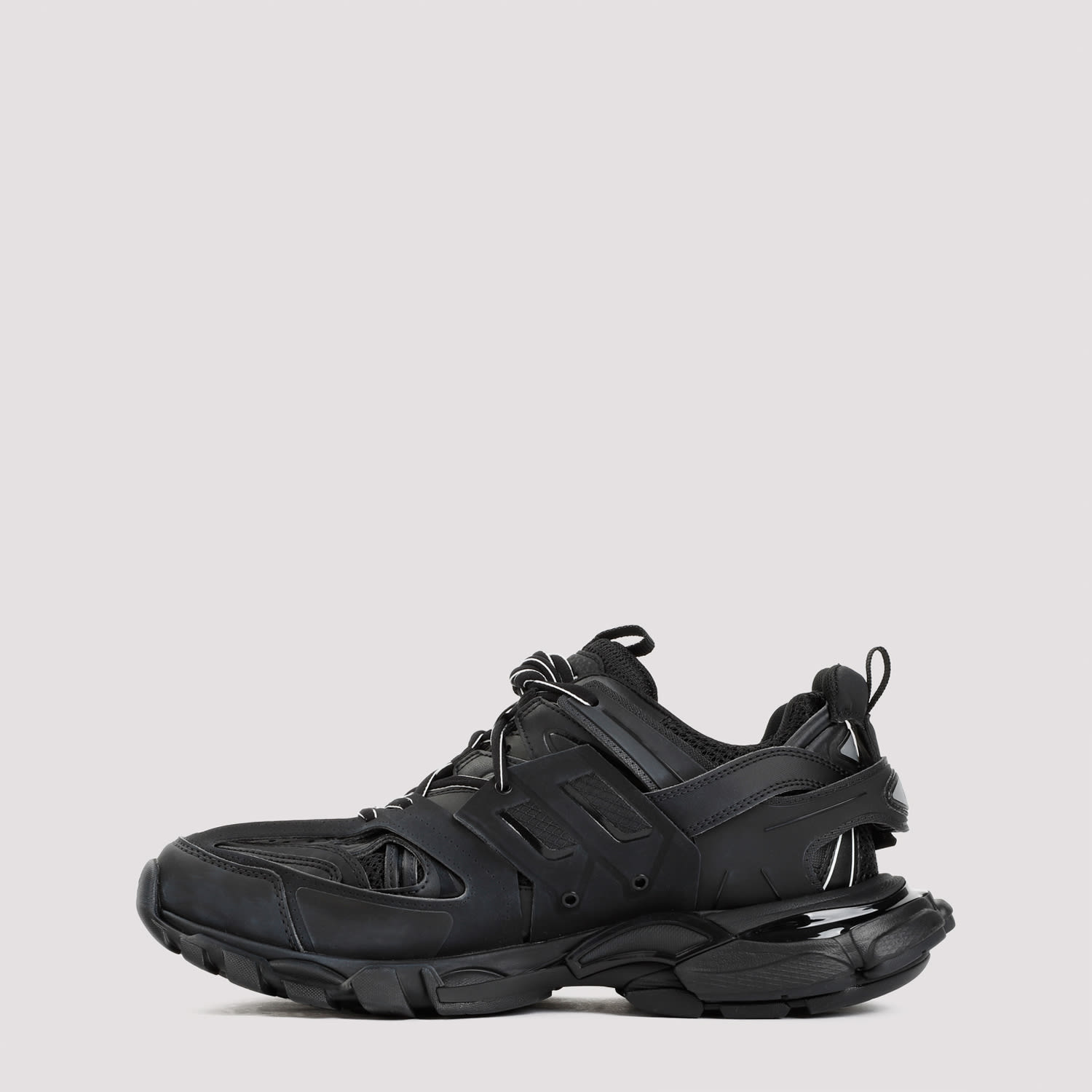 Balenciaga Track Clear Sole Low-top Sports Shoes Black