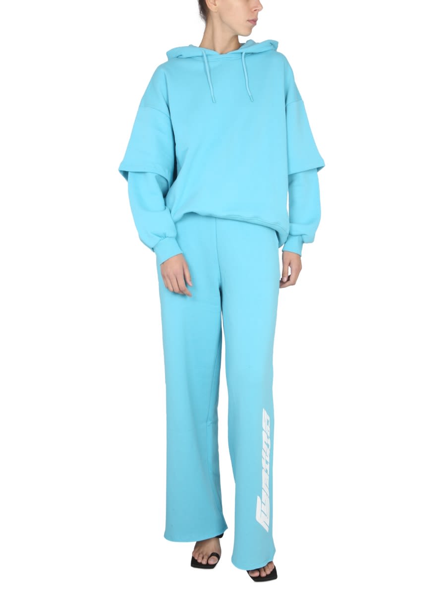 Rotate Birger Christensen Rotate Birgerchristensen Amalie Sweatshirt In Azure
